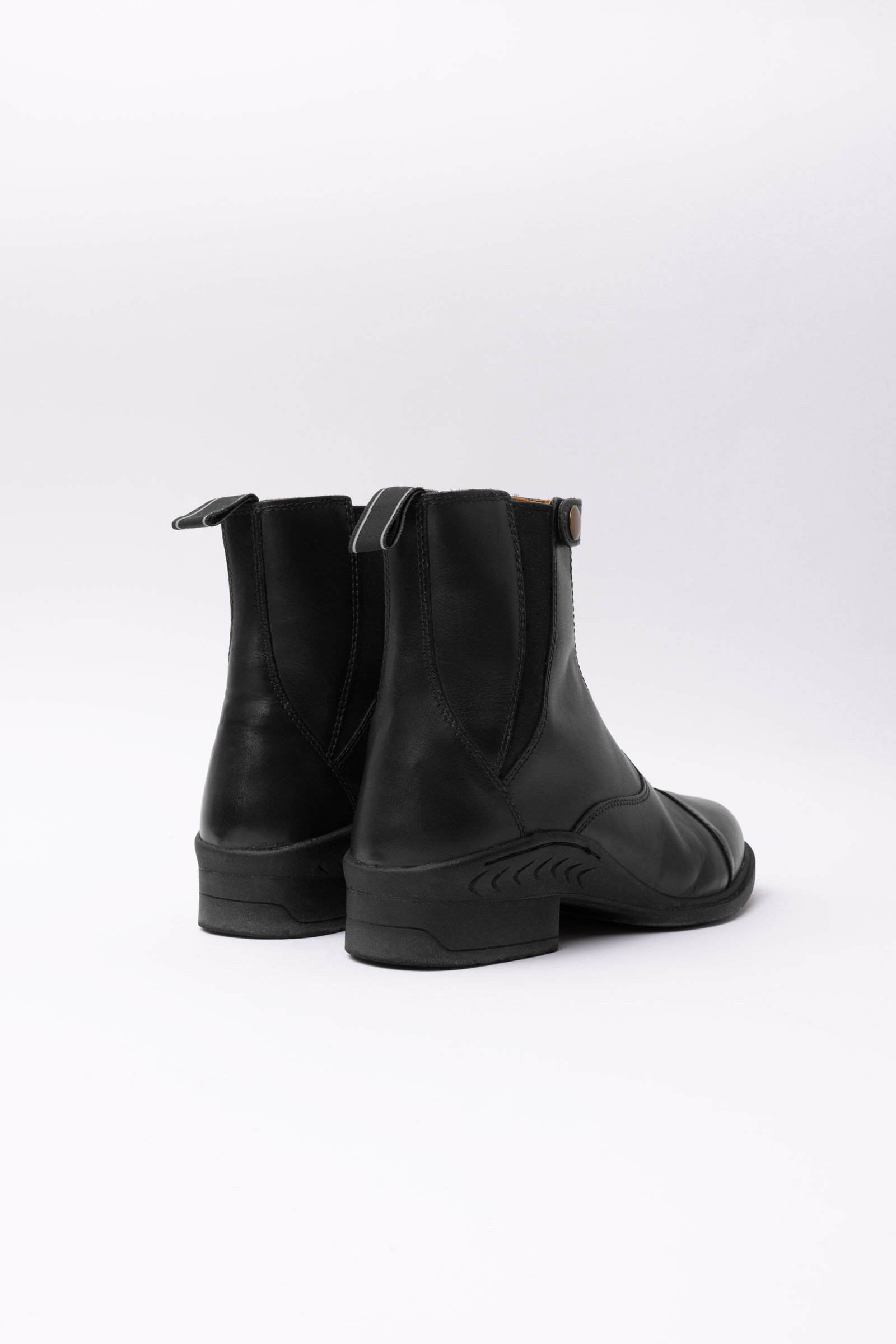 Horze Rose Leather Jodphur Boots with Front Zipper