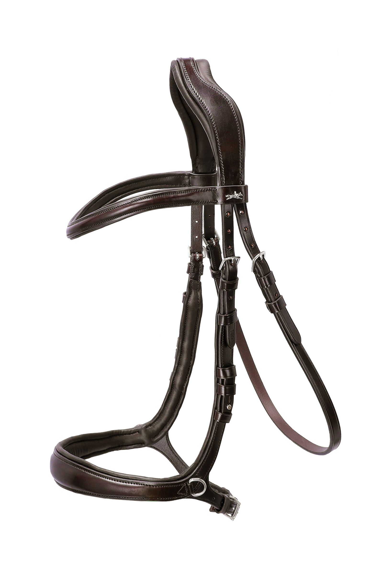 Dark Brown/Silver Schockem&ouml;hle Sports Equitus Theta 3in1 Bridle