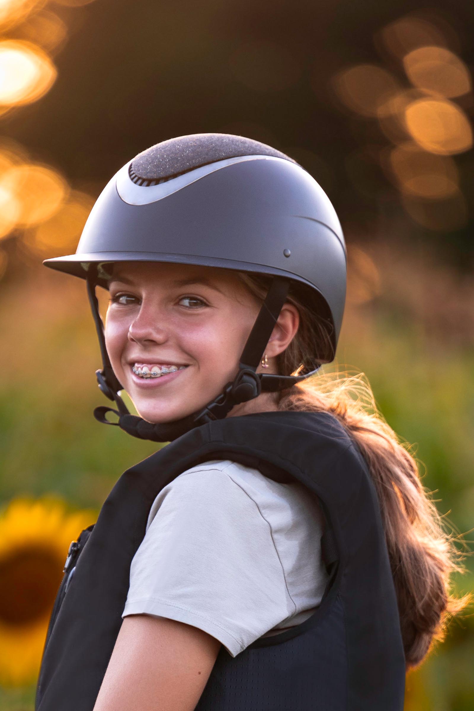 USG Comfort Highlight Riding Helmet (EN 1384:2023)