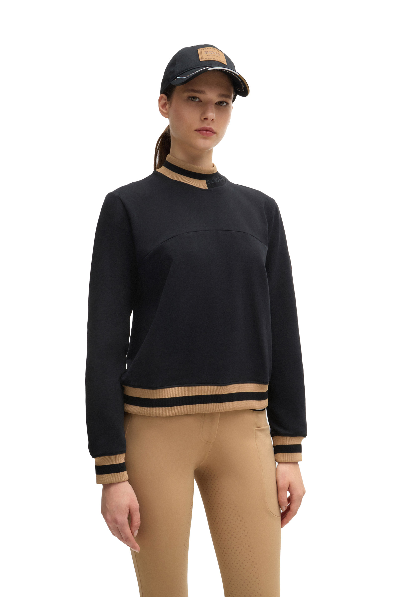 Boss Kim Women&acute;s Sweater With Stand-up Collar
