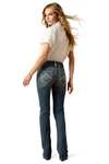 Ariat R.E.A.L. Mid Rise Stretch Icon Stackable Straight Leg Women's Jeans