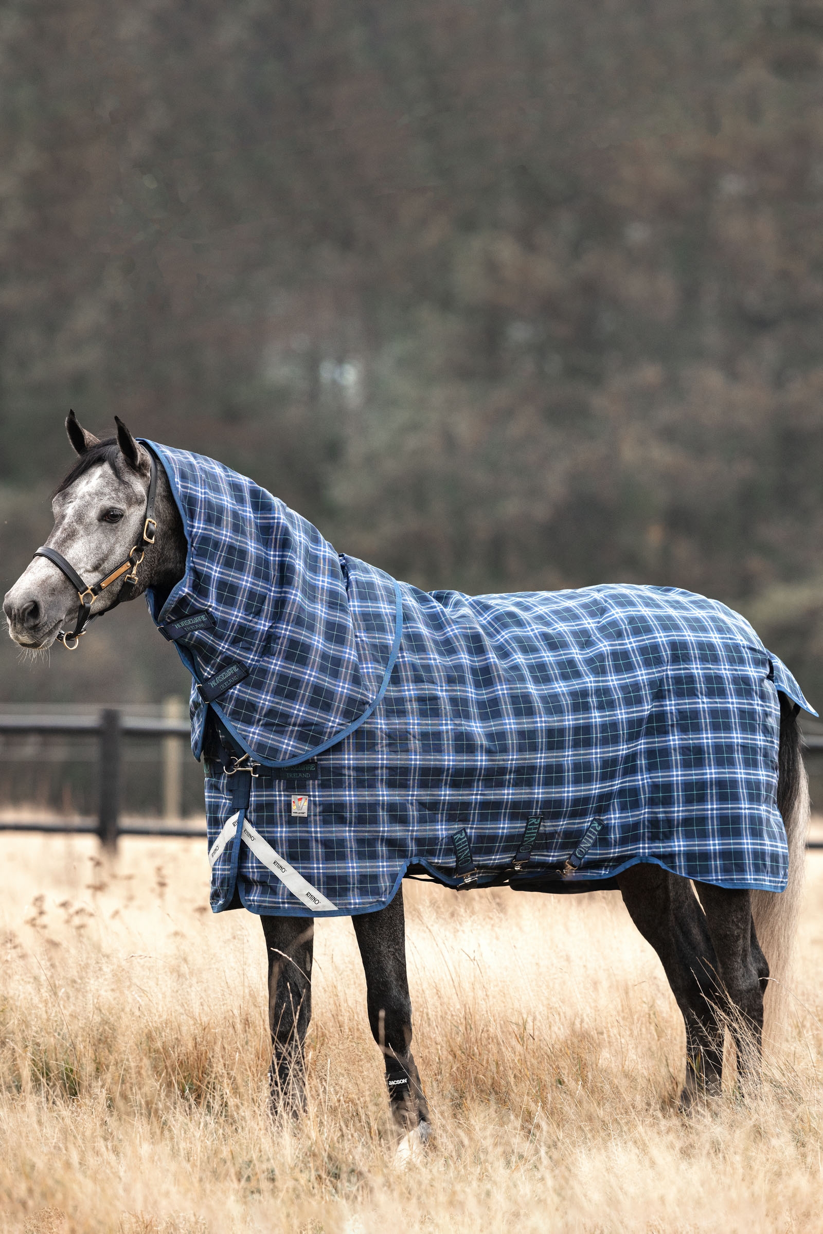 Horseware Rhino Plus Vari-Layer Turnout Rug with Detachable Neck, 450g