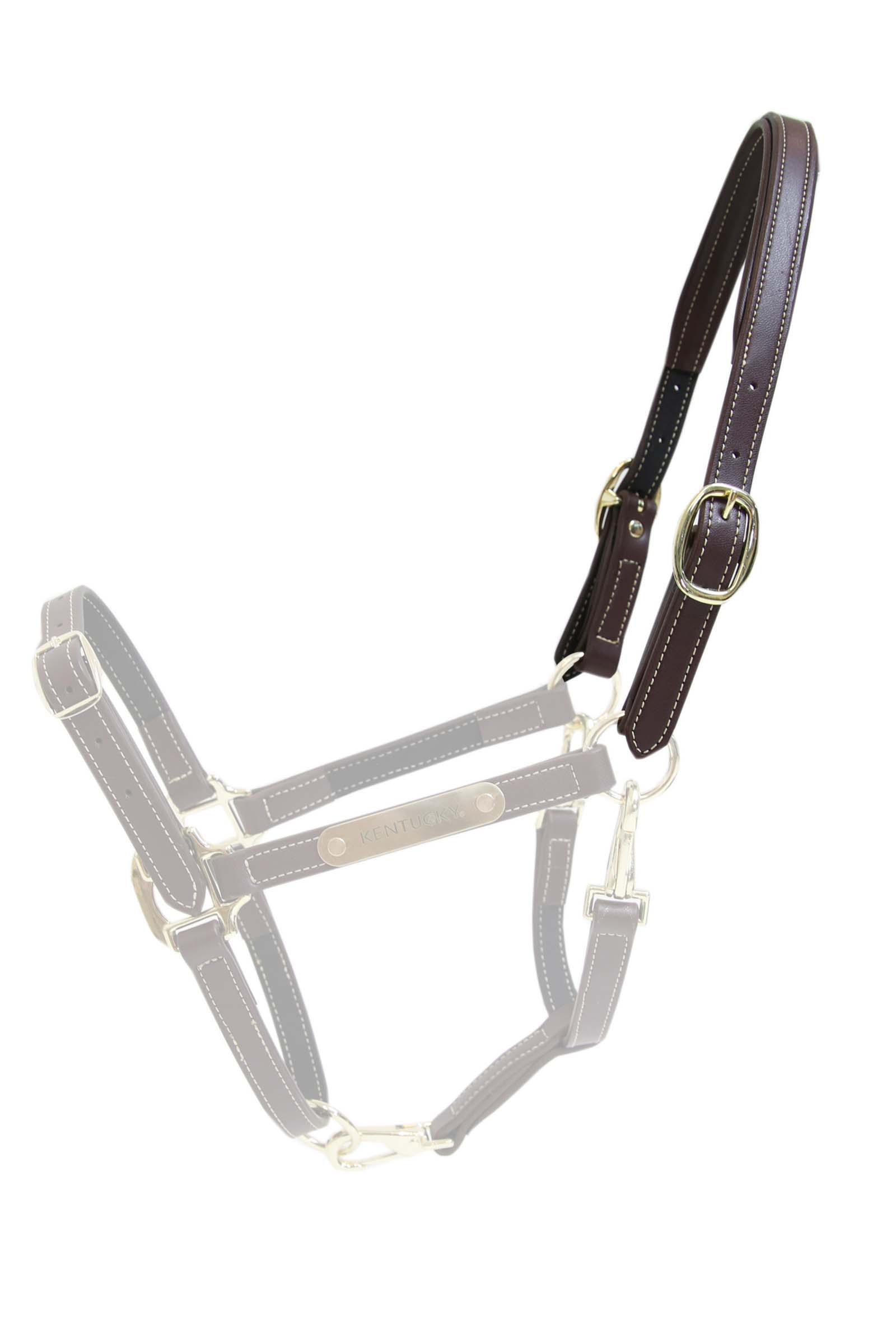 Kentucky Horsewear Flexible Leather Halter Neck Piece