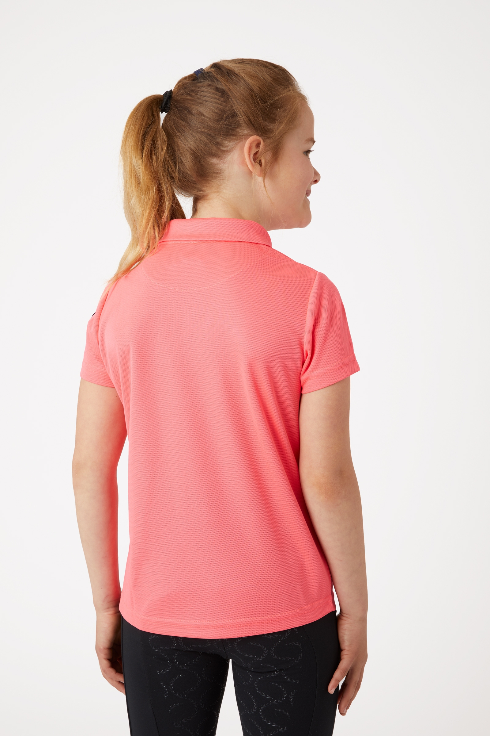 Horze Young Rider Denise Functional Short Sleeve Polo Shirt