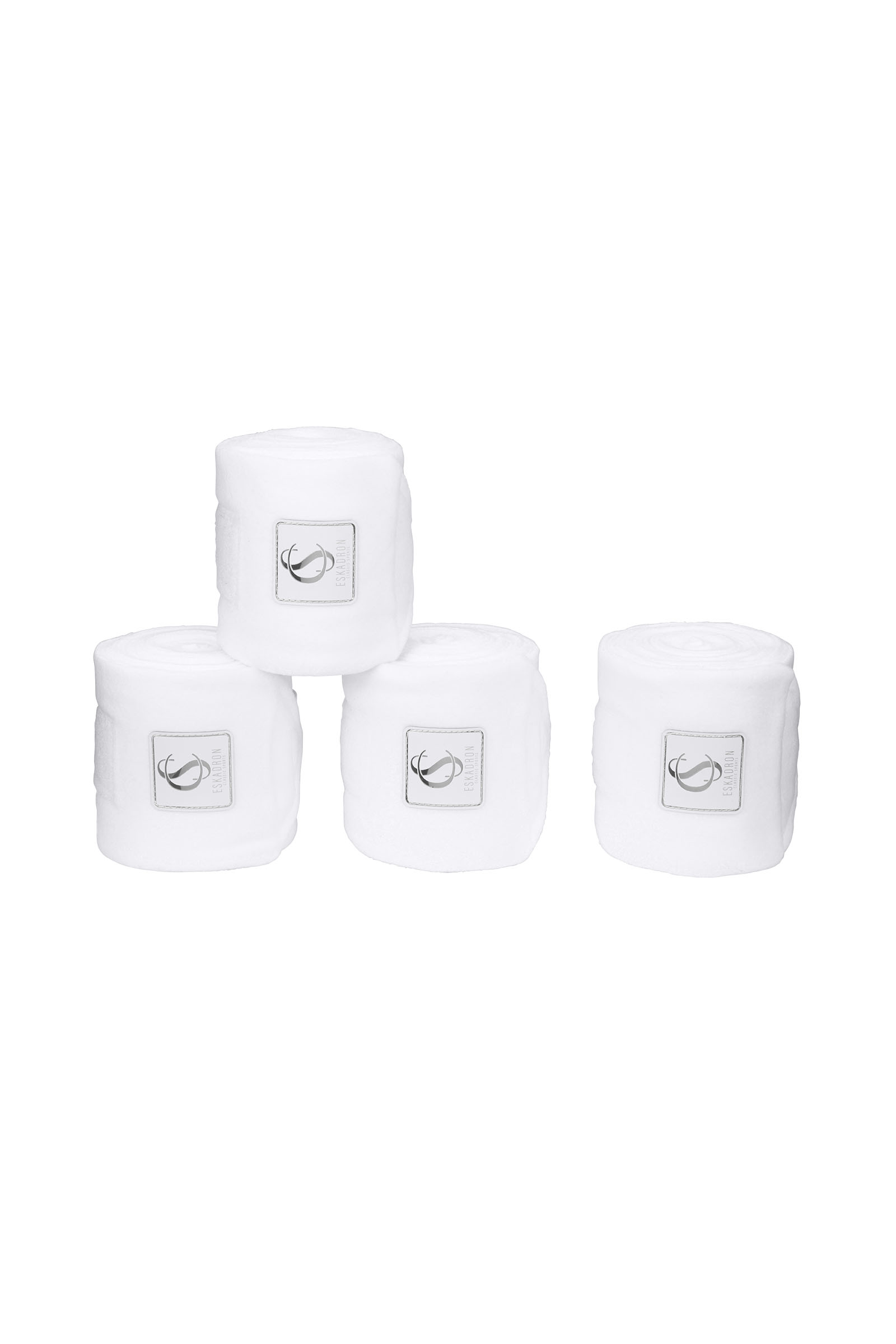 white Eskadron Classic Sports SS25 Fleece Bandages