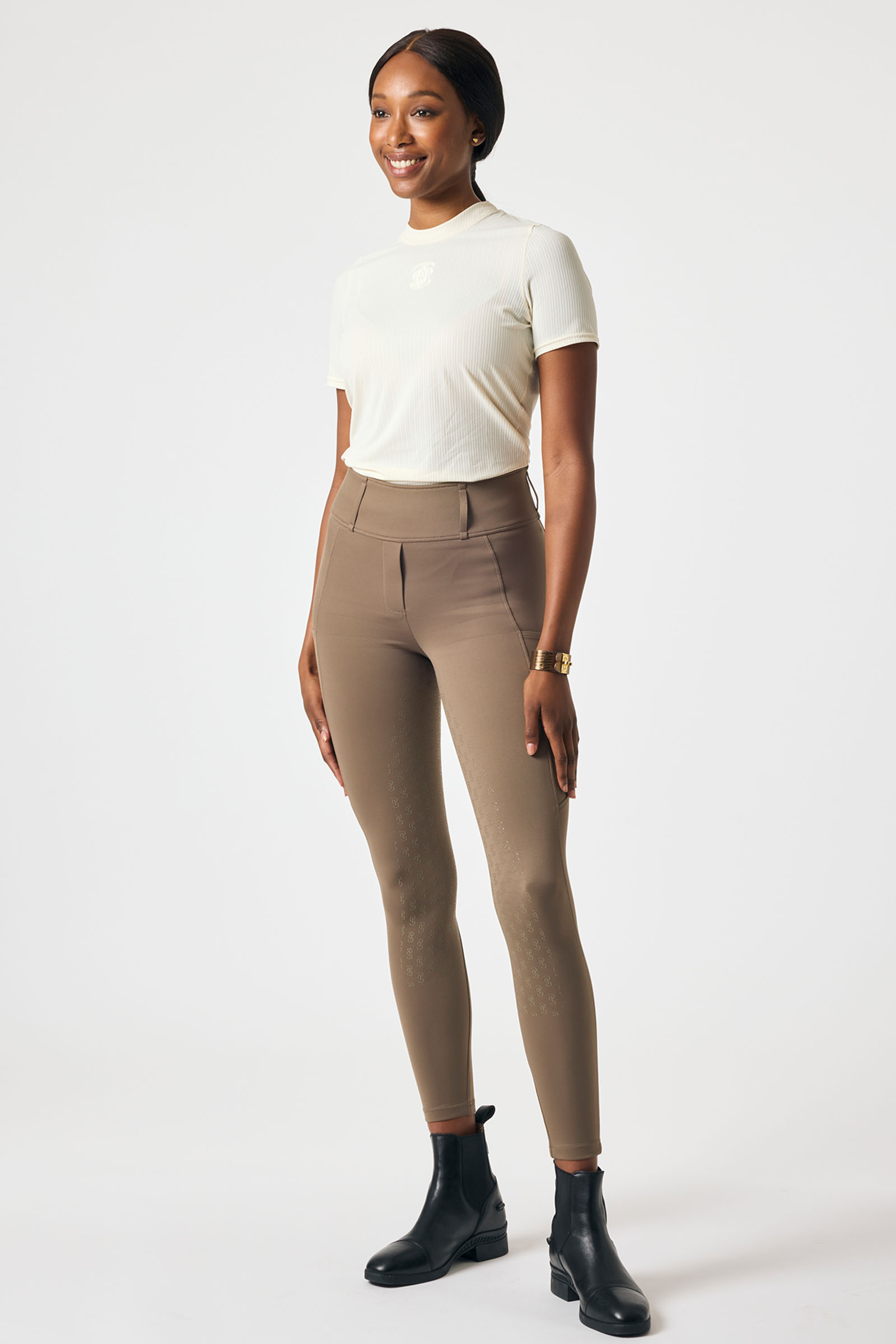 PS of Sweden Courtney S/S Striped Mesh Top