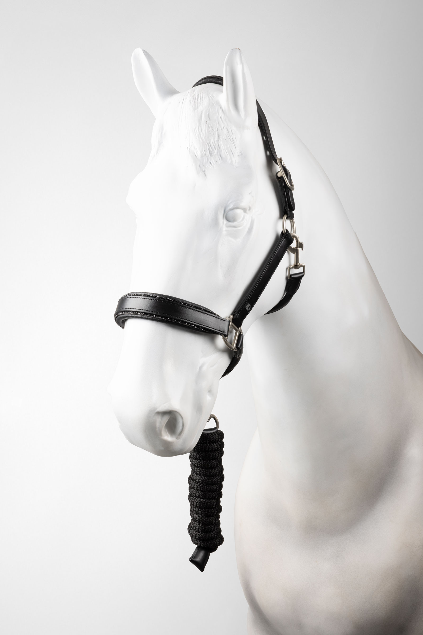 Horze Dynasty Leather Halter & Lead Rope Set