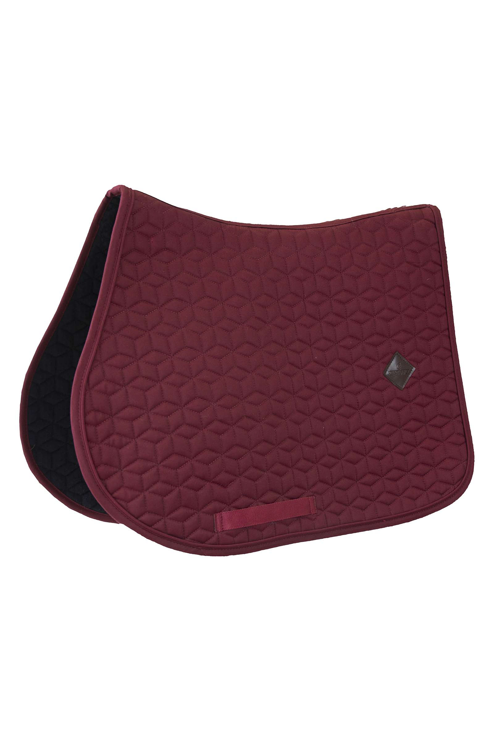 Dark Red Kentucky Horsewear Basic Jumping Saddle Pad