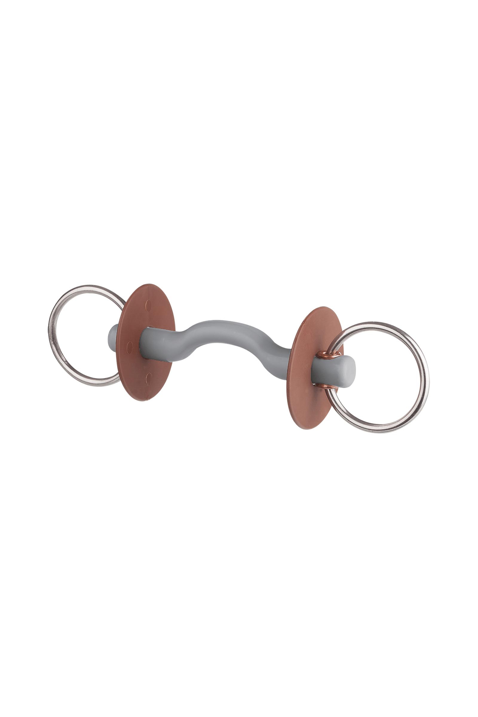 beris Loose Ring Snaffle With Tongue Port, 18 mm, Hard (Rings: 6 cm)