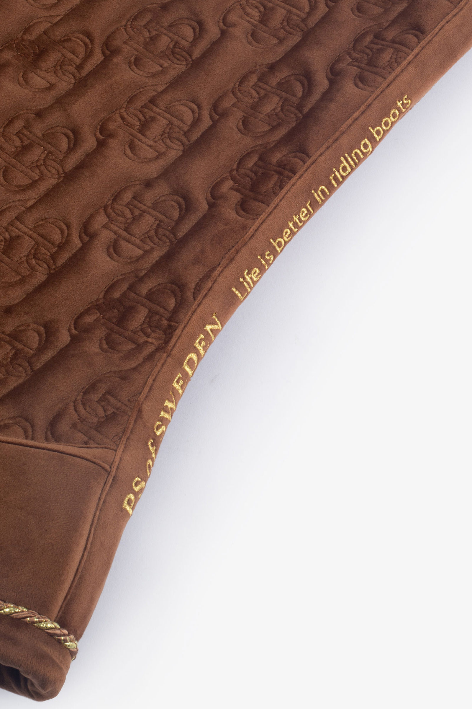PS of Sweden Saddle Pad Velvet Monogram Jump