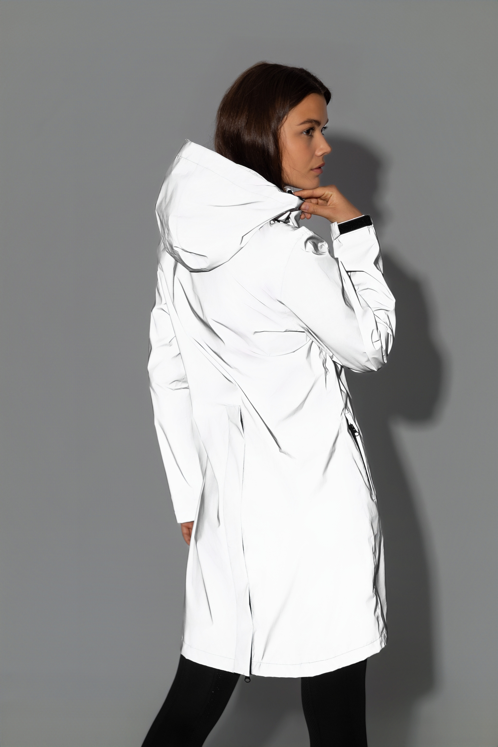 Horze Women&acute;s Reflective Raincoat