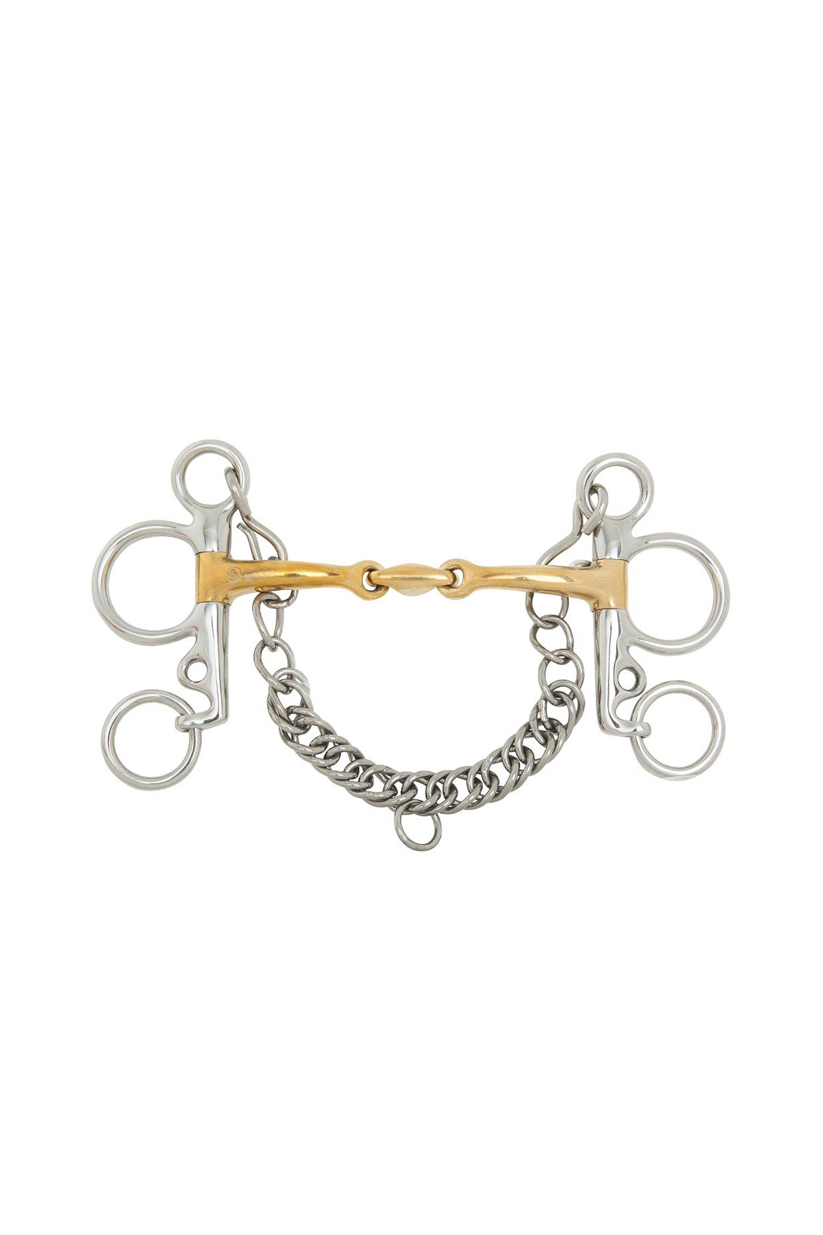 BR Soft Contact Baby Pelham Double Jtd., 14 mm, Shanks 102 mm