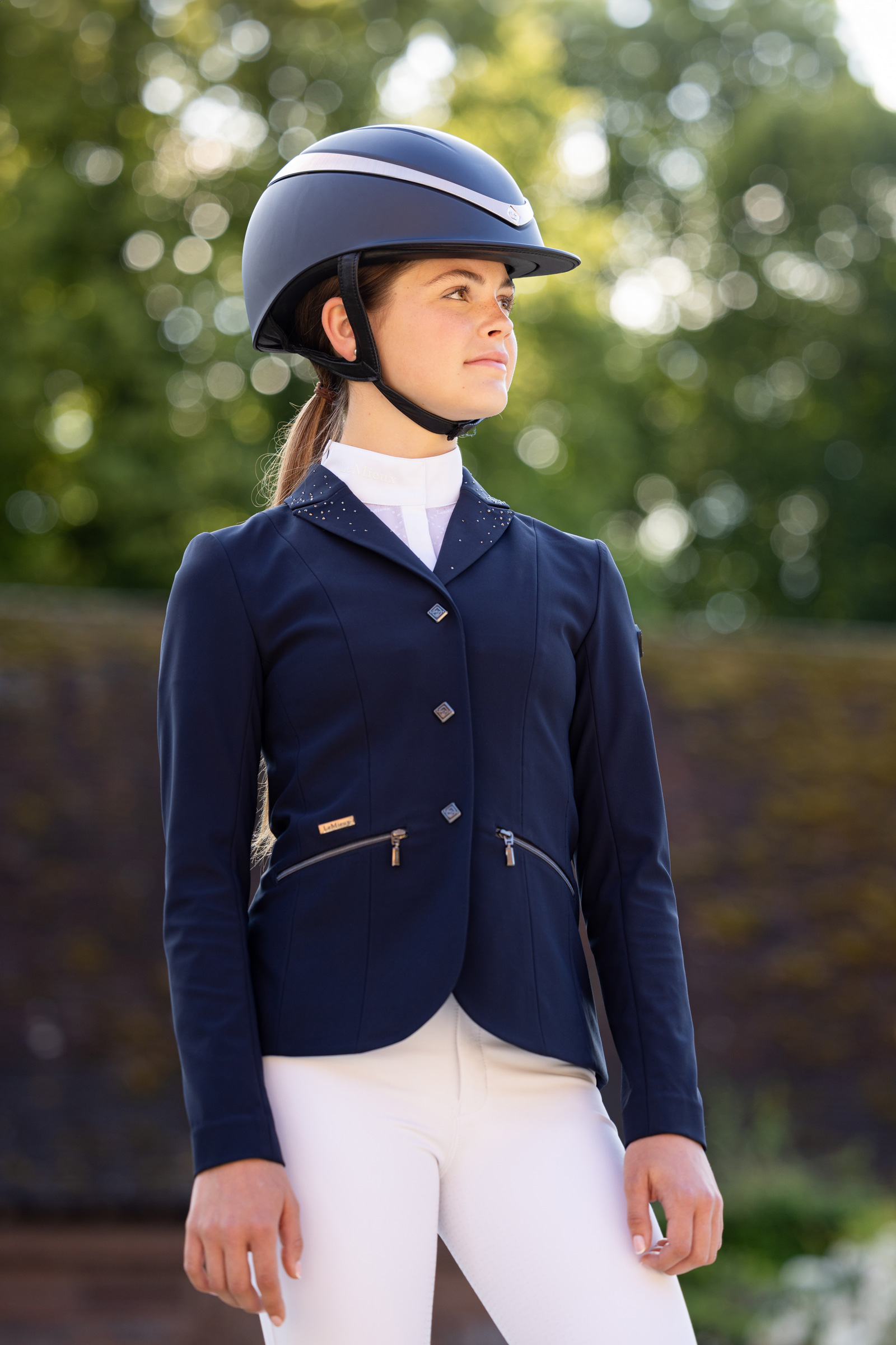 Navy LeMieux Junior Pro Kids Show Jacket