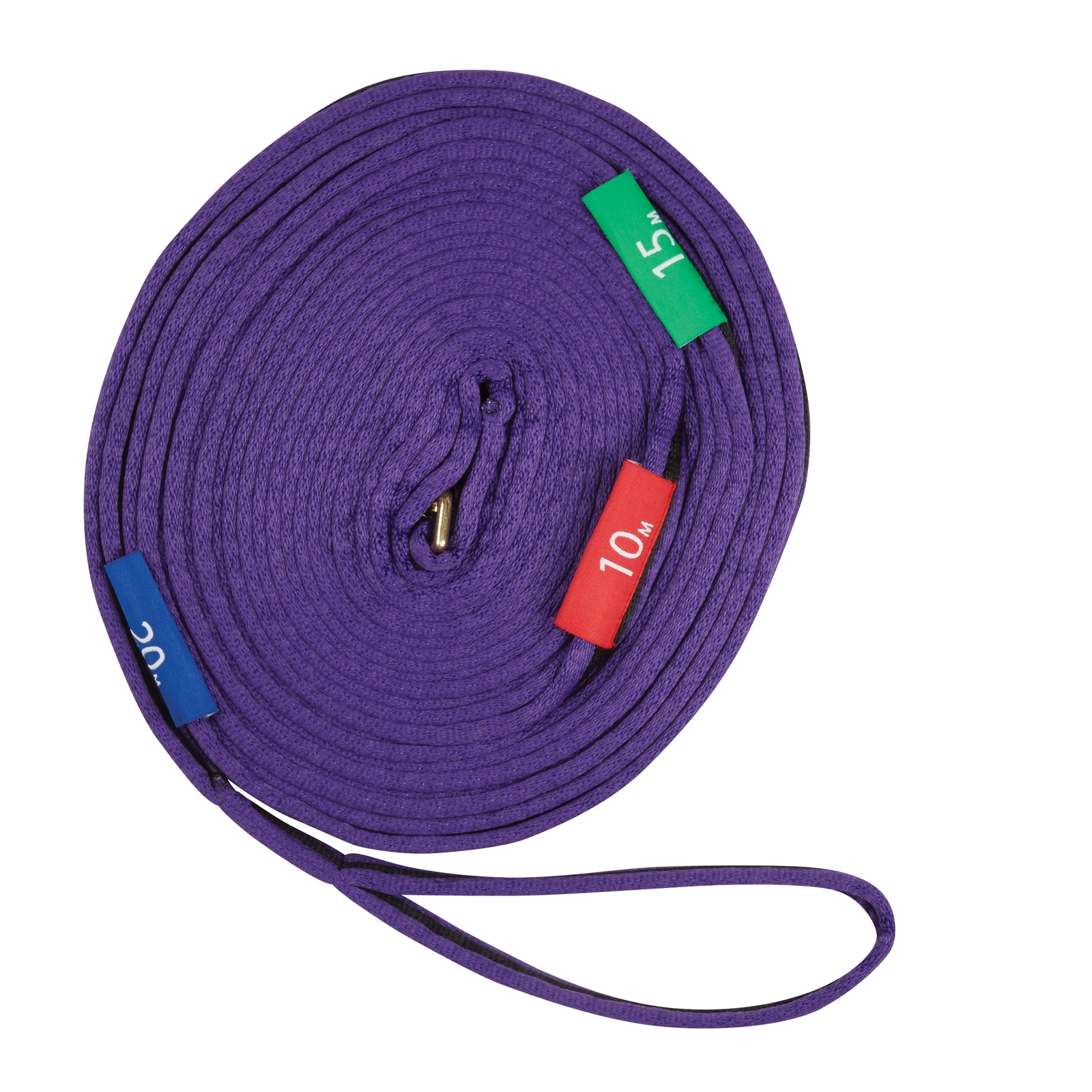 Purple/Black Kincade Two Tone Lunge Line With Circle Markers
