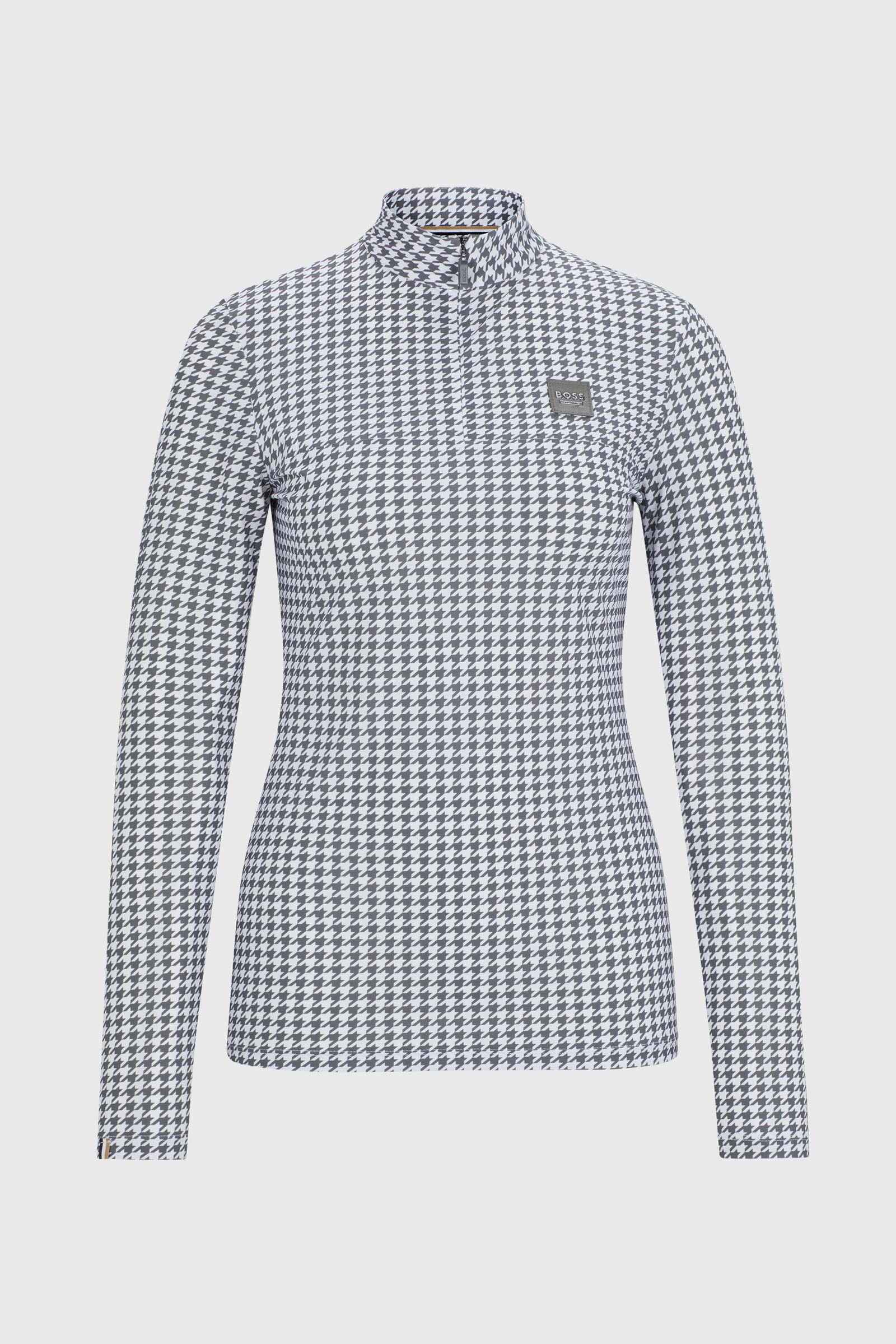 Boss Rachel Training Shirt Houndstooth