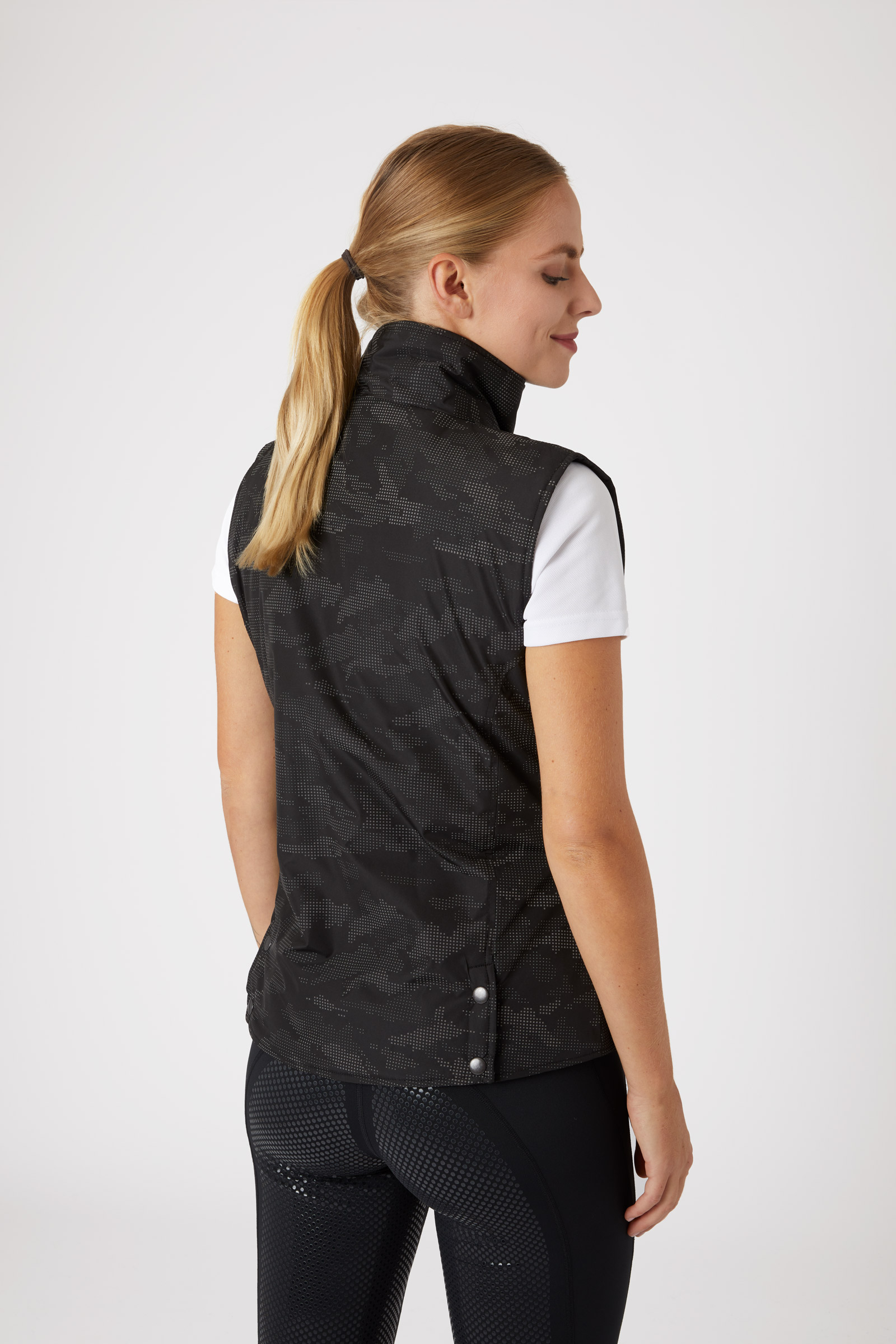 Horze Camo Luminox Reflective Women's Riding Vest