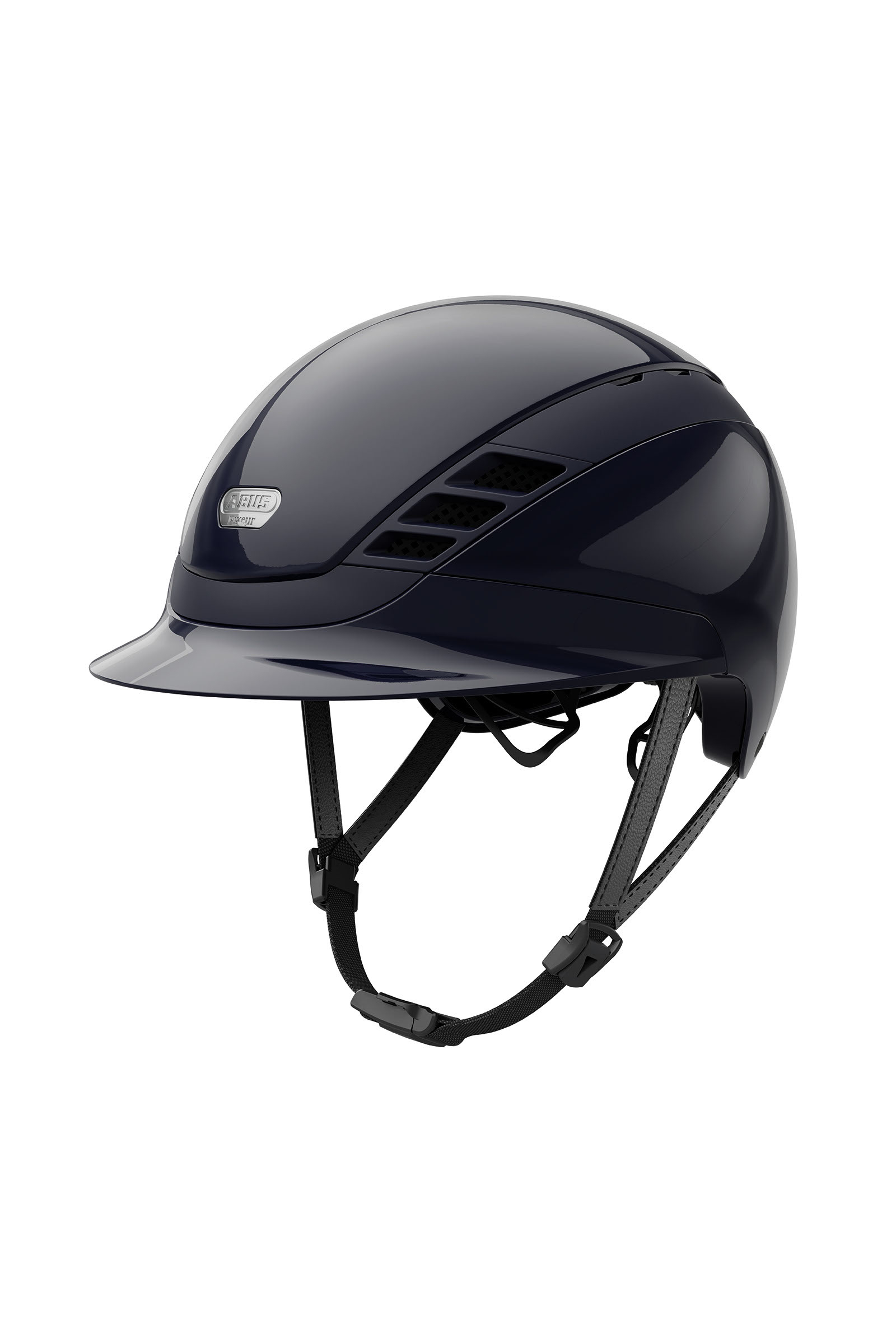 Dark Blue/ Shiny Abus Pikeur AirLuxe Pure Riding Helmet