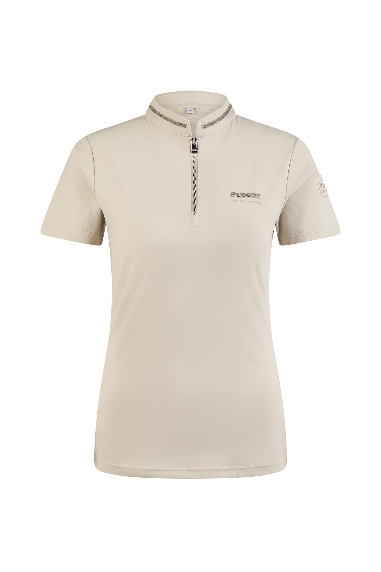 Pearl Gray Pikeur Women&acute;s Function Zip Shirt