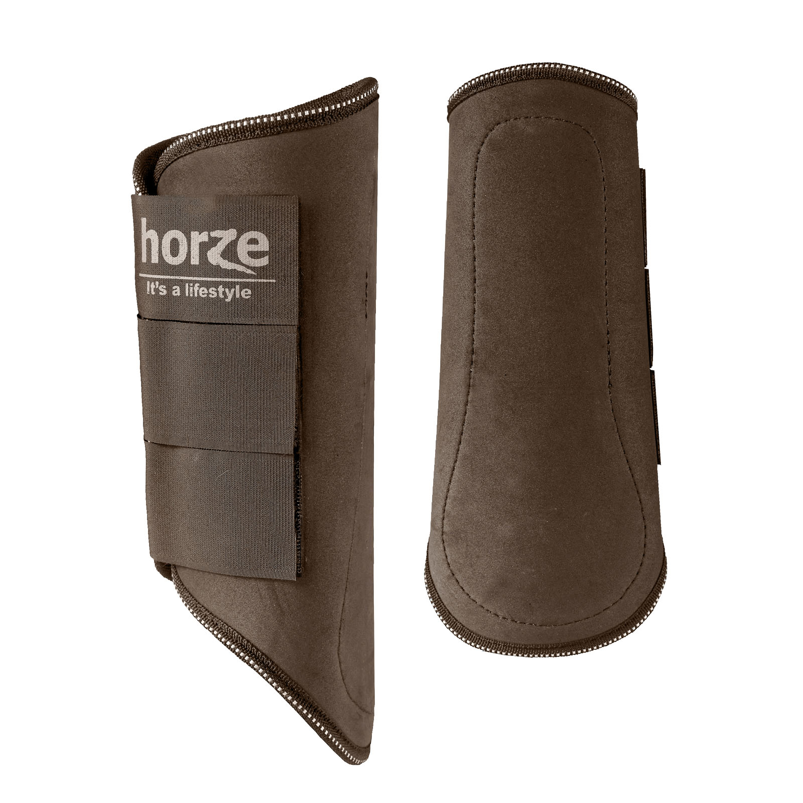 Dark Brown Horze Pile-Lined Boots