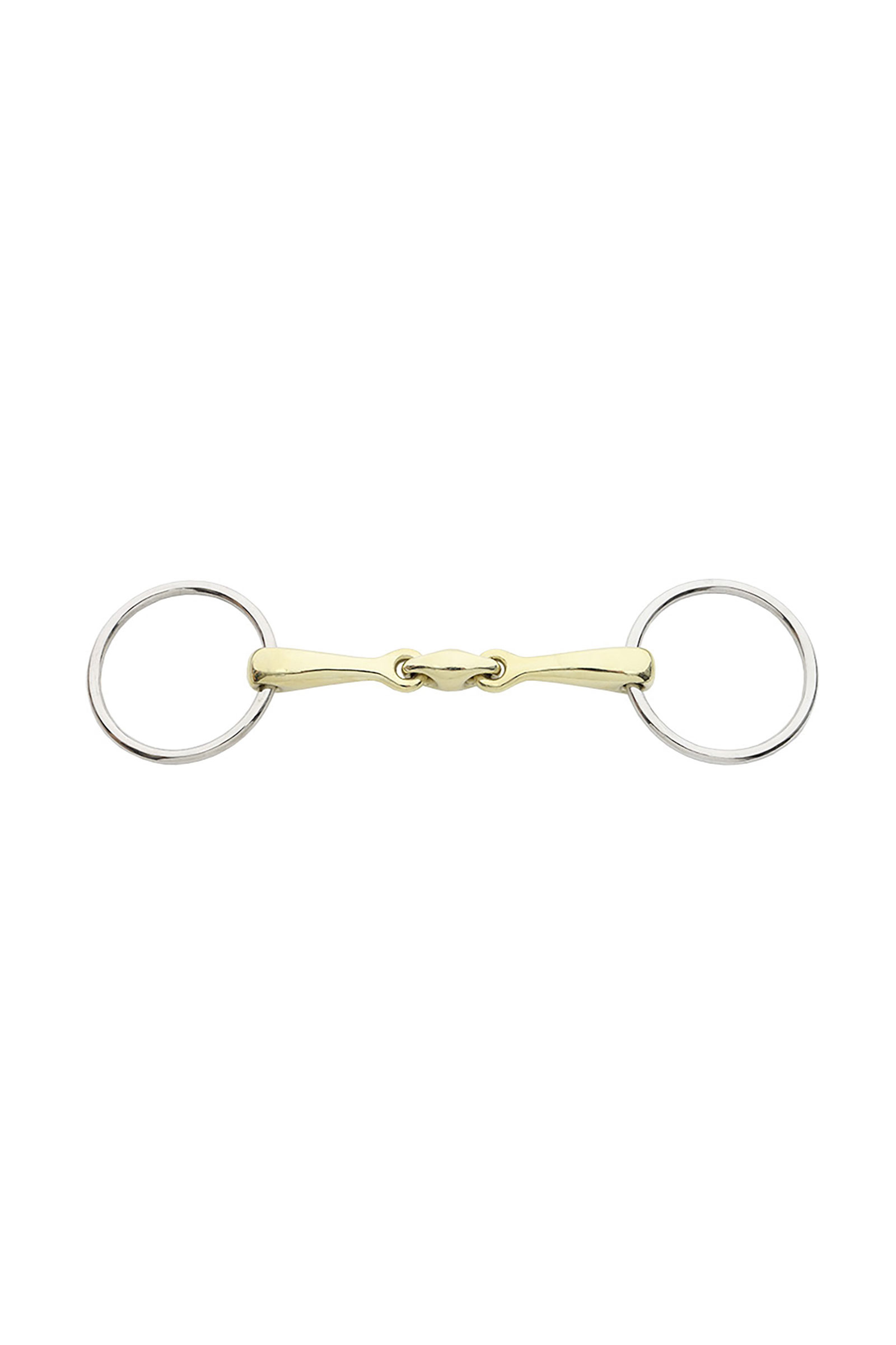 Kavalkade Snaffle bit, double jointed KavalBits, 145mm
