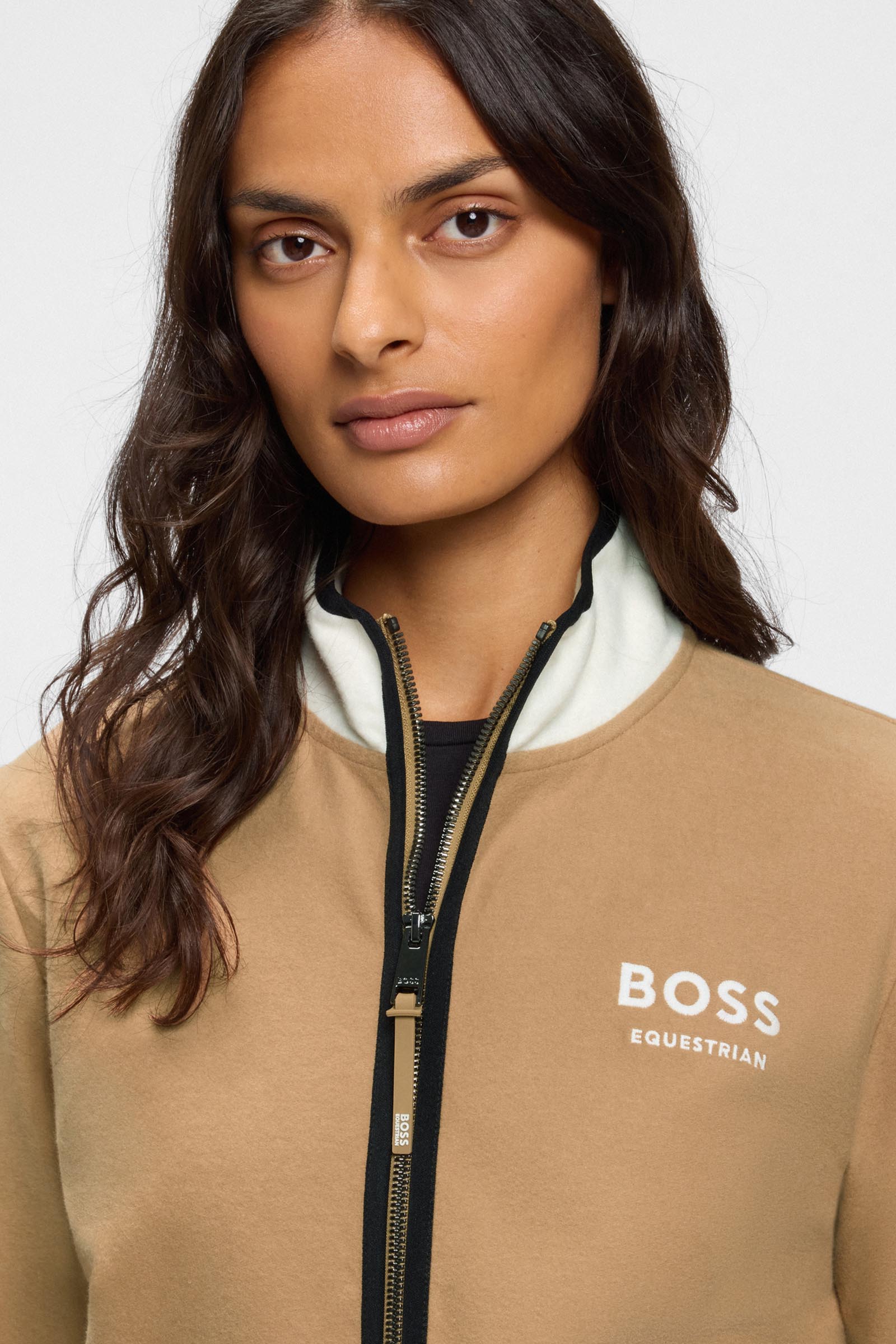 Boss Fedora Womens Half Zip Felpa