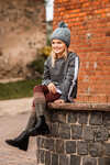 Horze Leighton Teens Knitted Hat with Fleece Lining