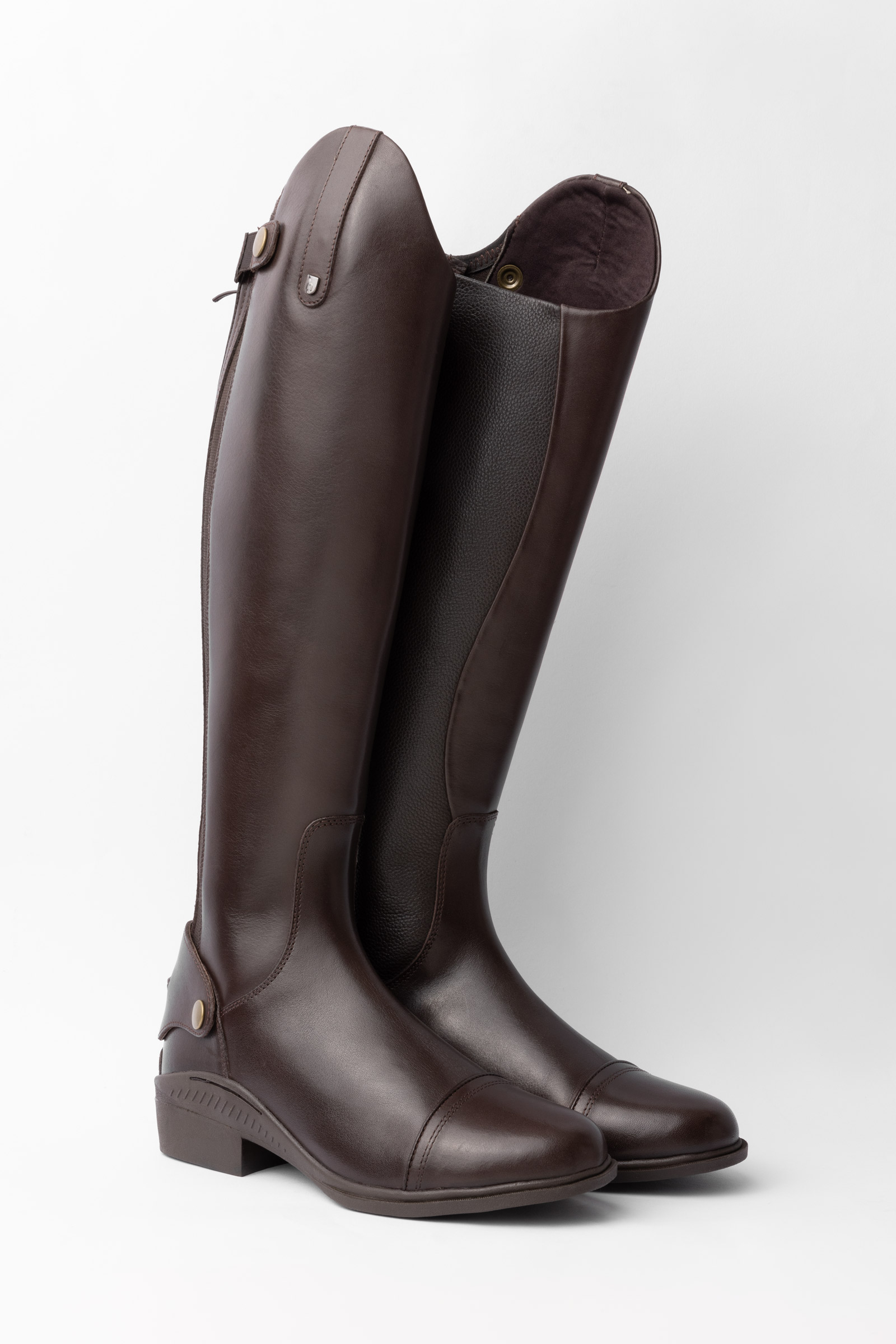 Brown Horze Gen&egrave;ve Women's Leather Tall Boots