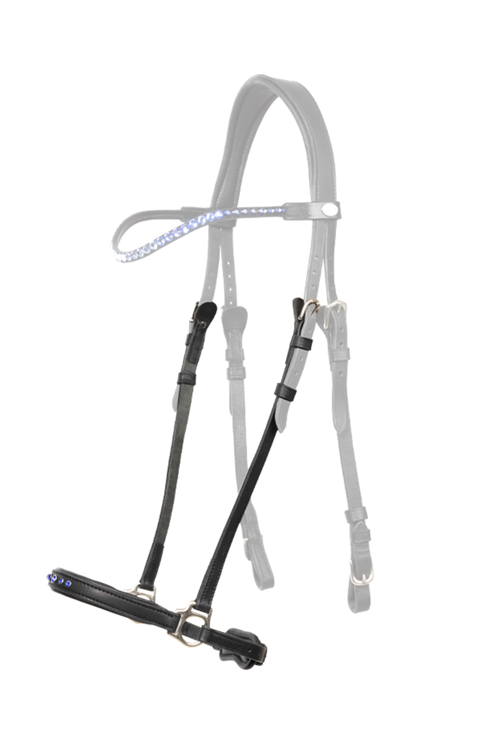 Kavalkade Kóngablár Dropped Noseband for Aradis Icelandic Bridle