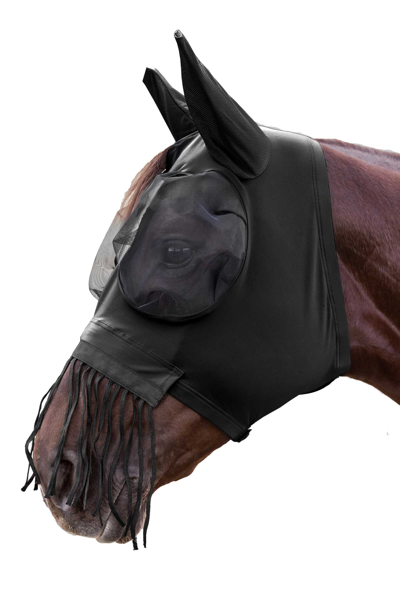 Waldhausen Puck Fly Mask With Zip And Nose Fringes