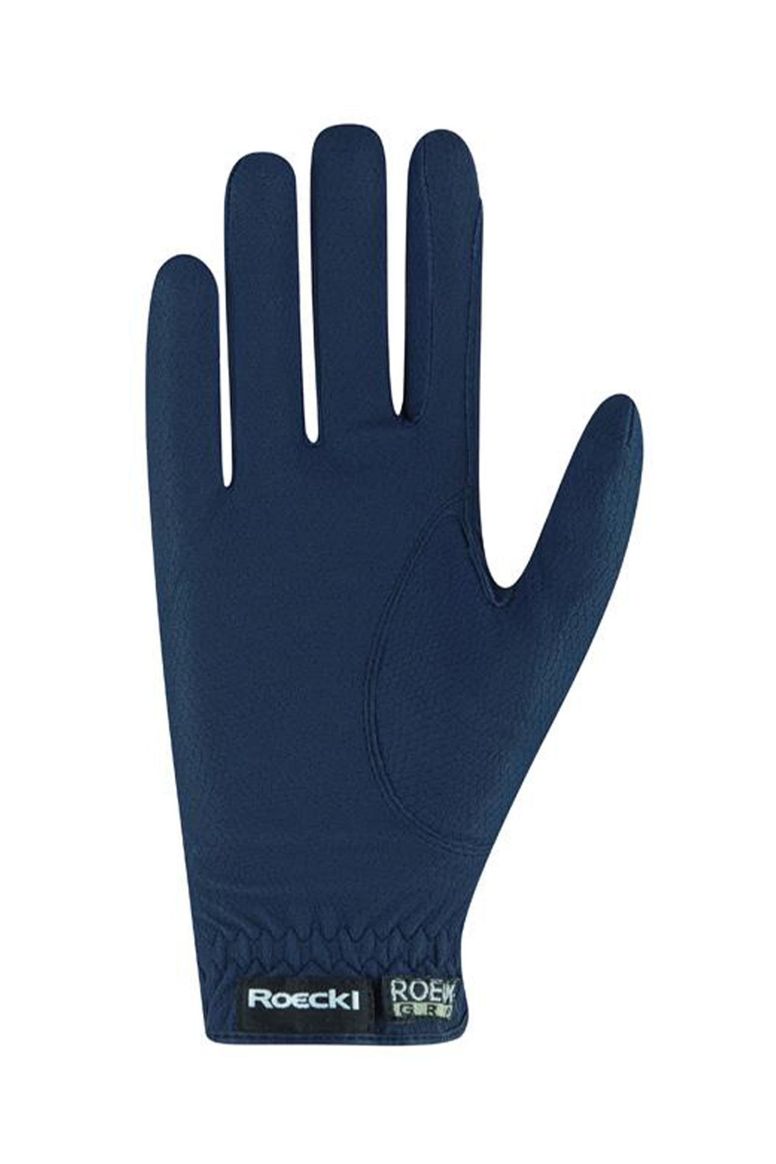 Dark Blue Roeckl Roeck-Grip Junior Riding Gloves