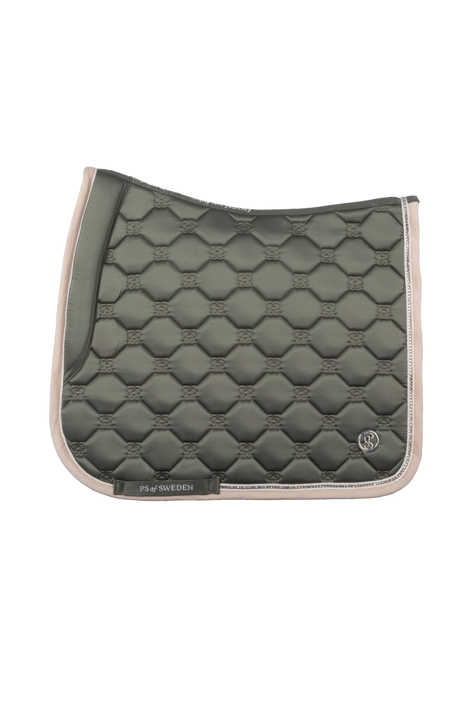 Mist Green PS of Sweden Vintage Monogram Dressage Saddle Pad