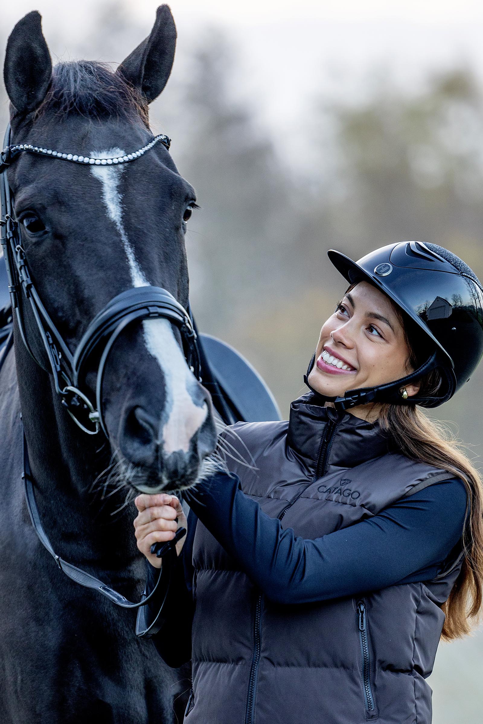 OneK Avance Glossy Glitter Riding Helmet