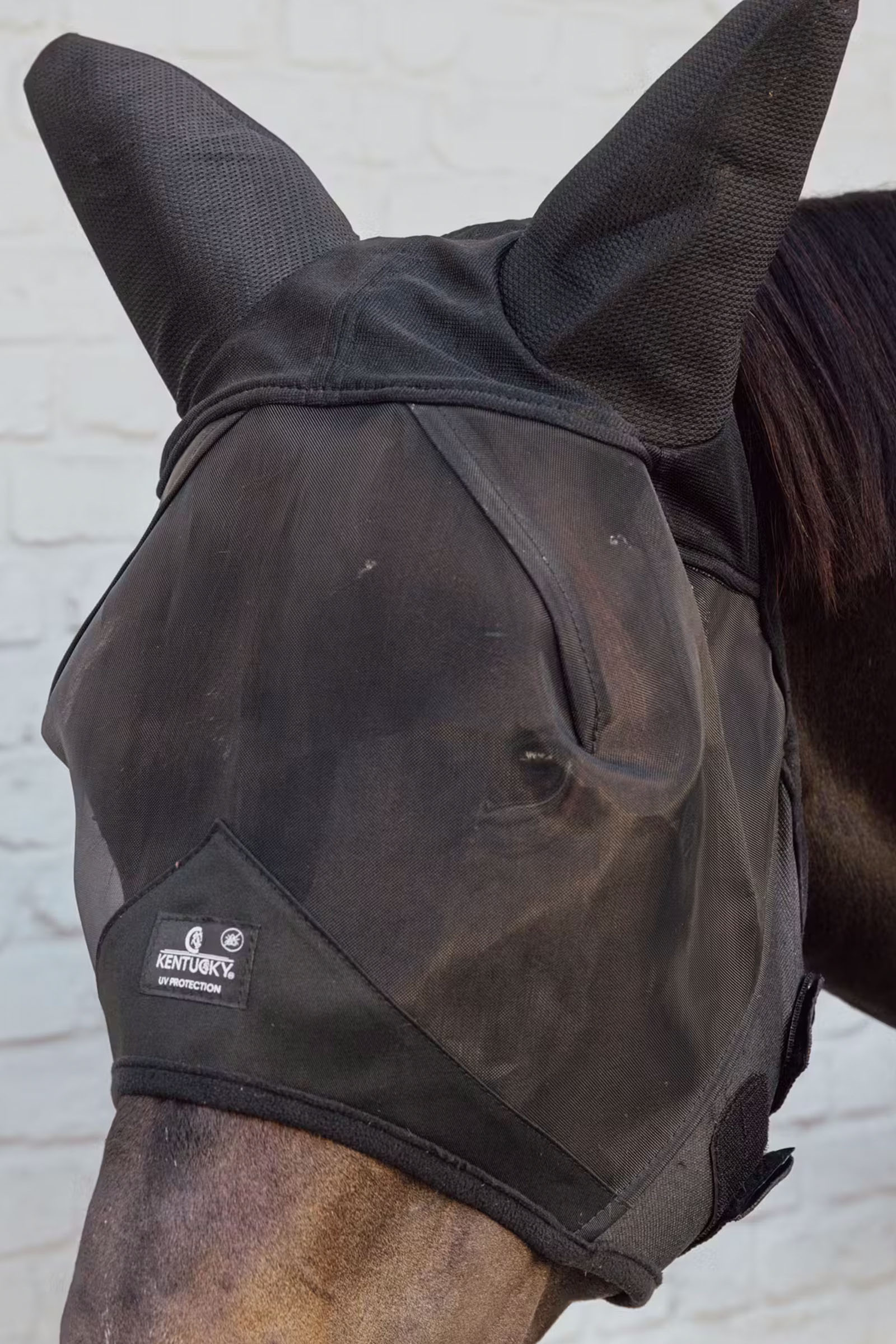 Kentucky Horsewear Fly mask with ears soundless