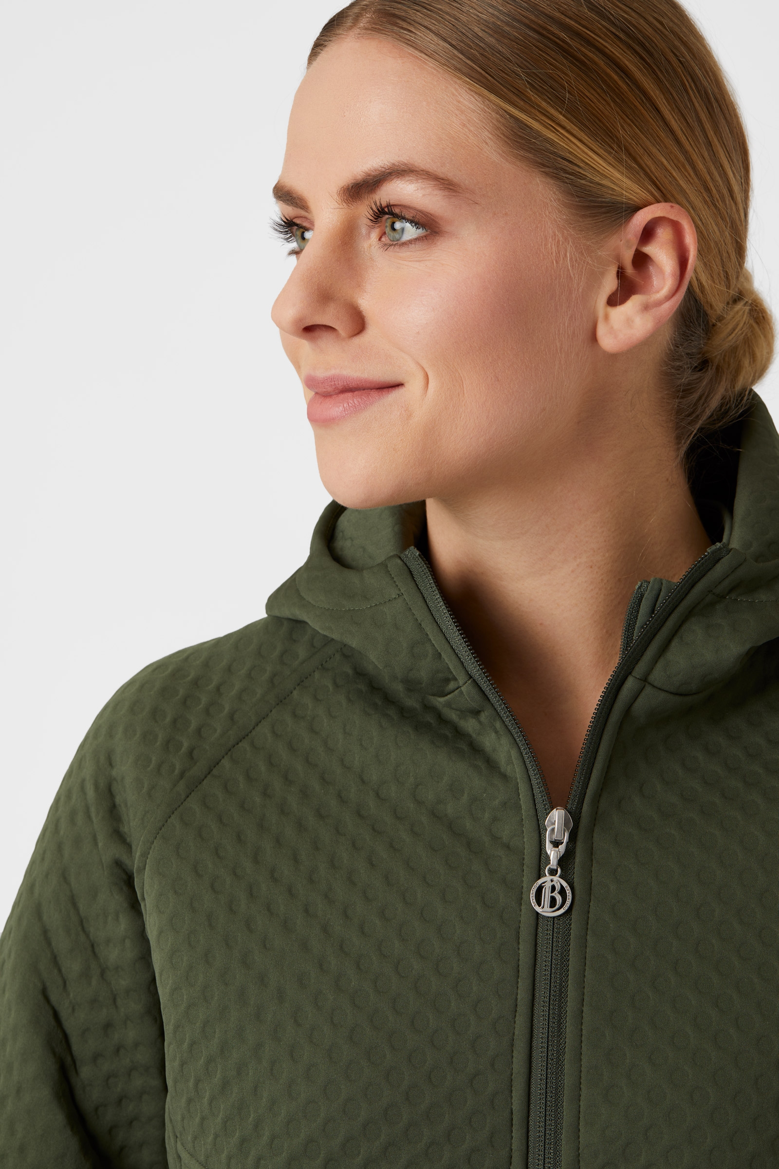 B Vertigo Norah Women's Scuba Fabric Hoodie Riding Jacket
