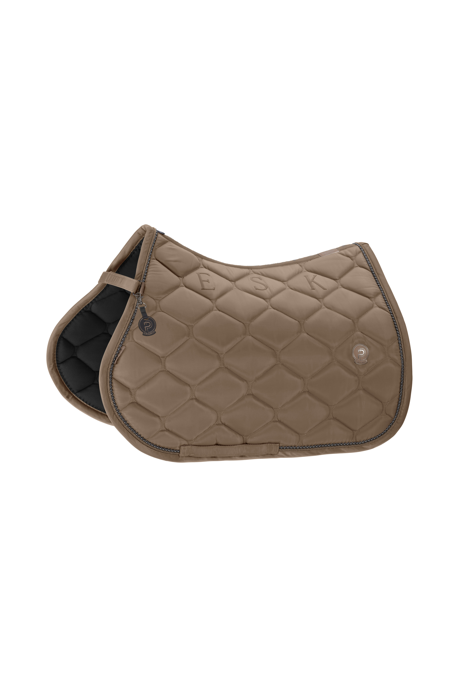Smoky Taupe Eskadron Platinum 25 Highgloss Pearls All Purpose Saddle Pad