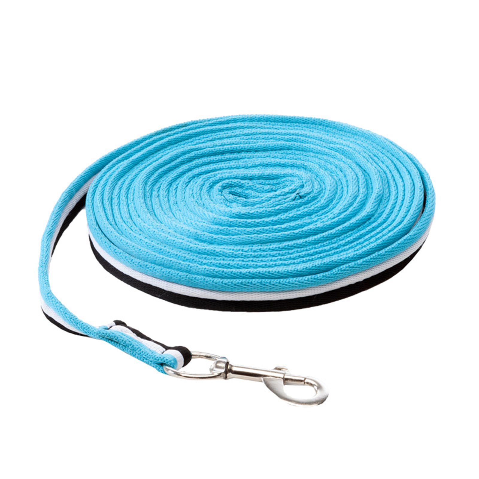 Black/ White/ Turquoise Kavalkade KavalDuo Lunge Line 