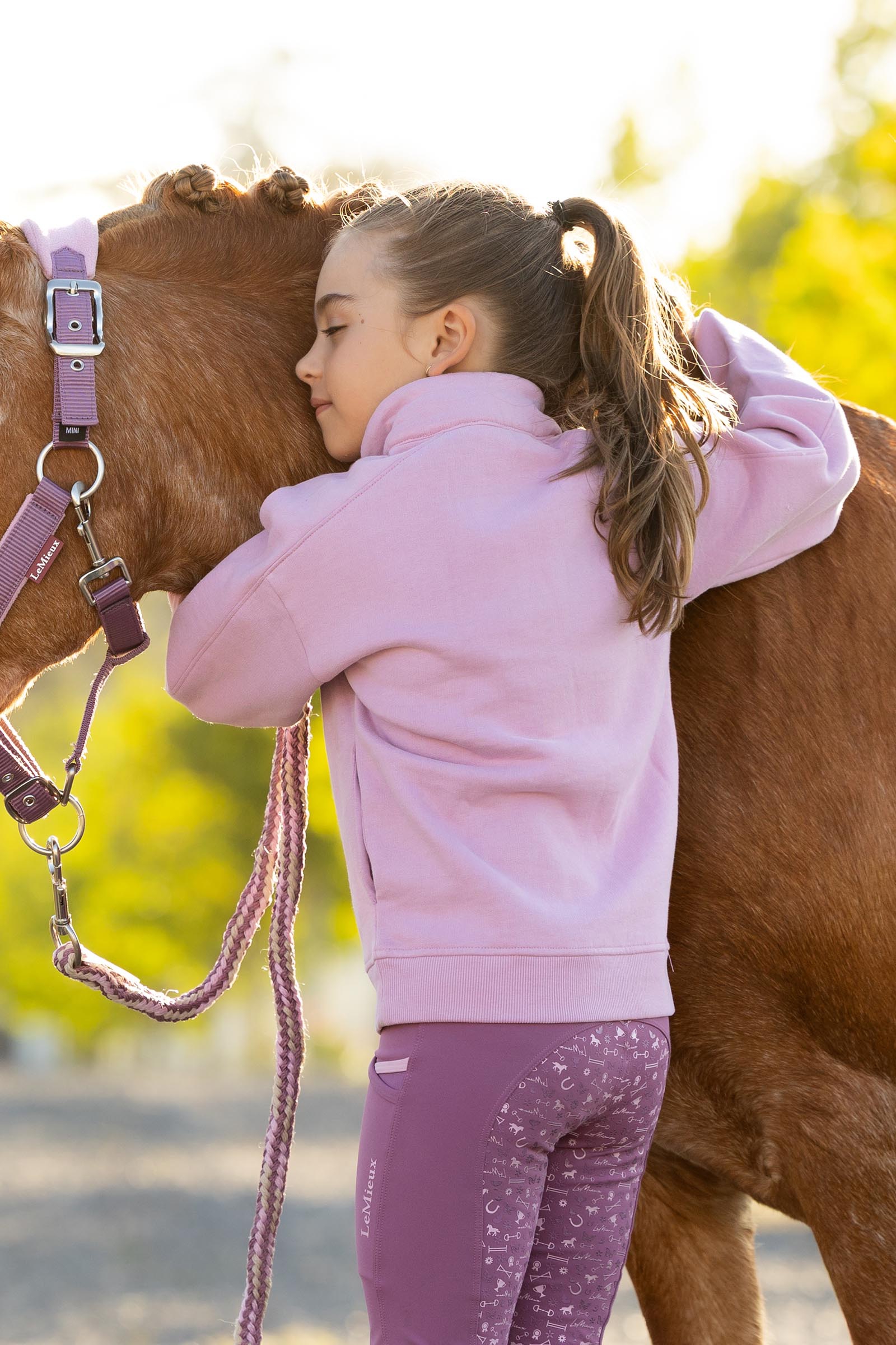 LeMieux Mini Quinn Kid's Quarter Zip Sweat