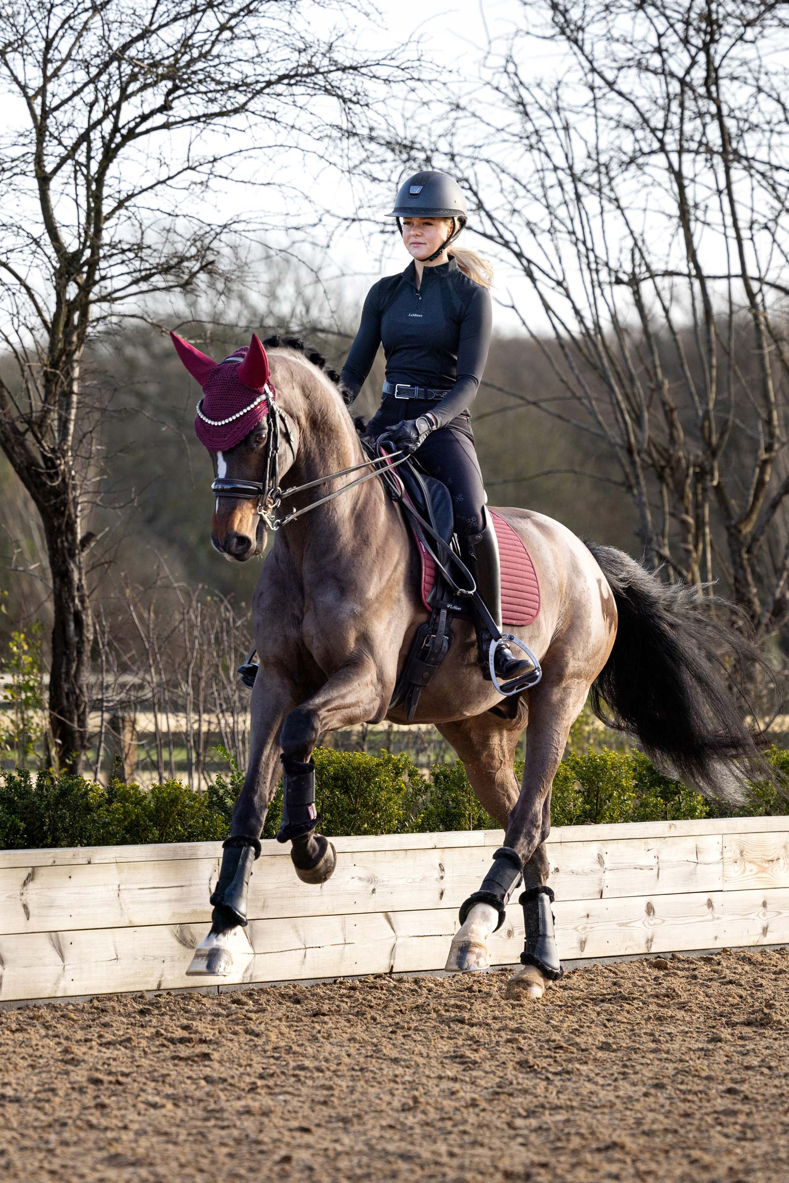 LeMieux Mia Mesh Long Sleeve Base Layer