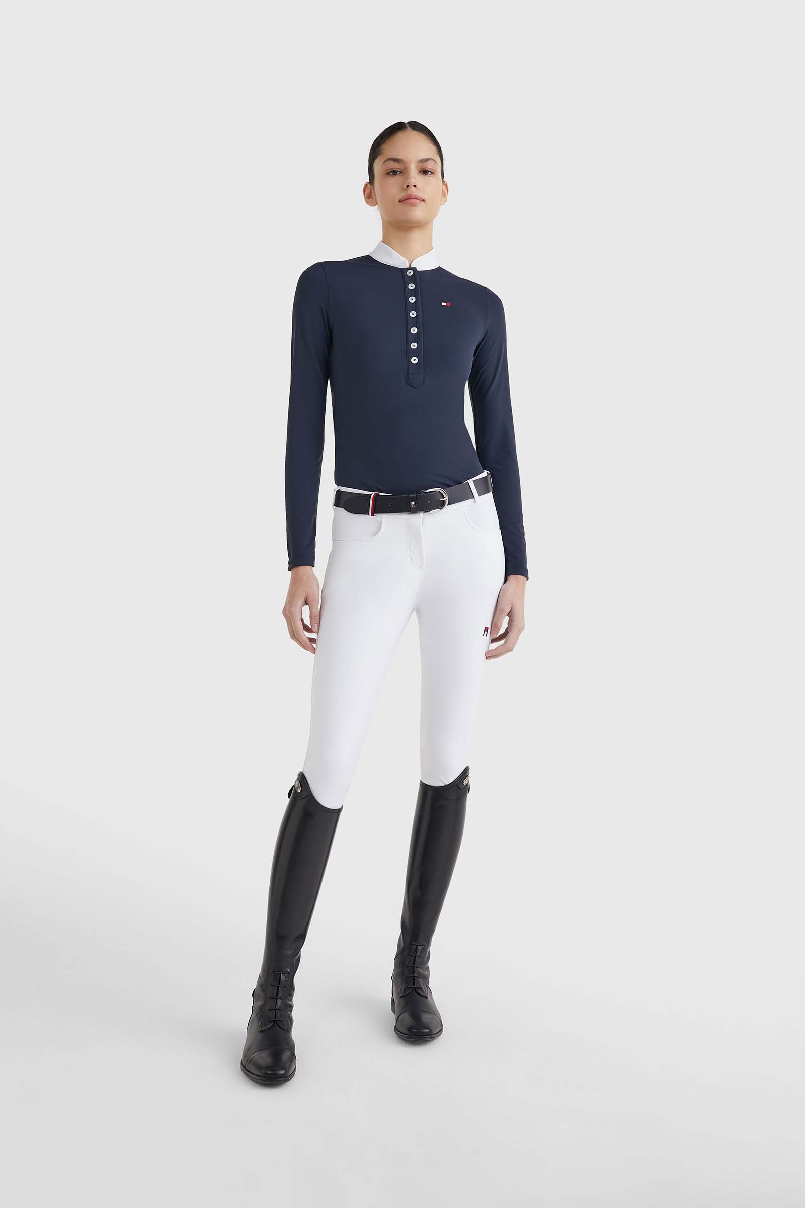 Tommy Hilfiger Equestrian Women's Show Shirt Longsleeve