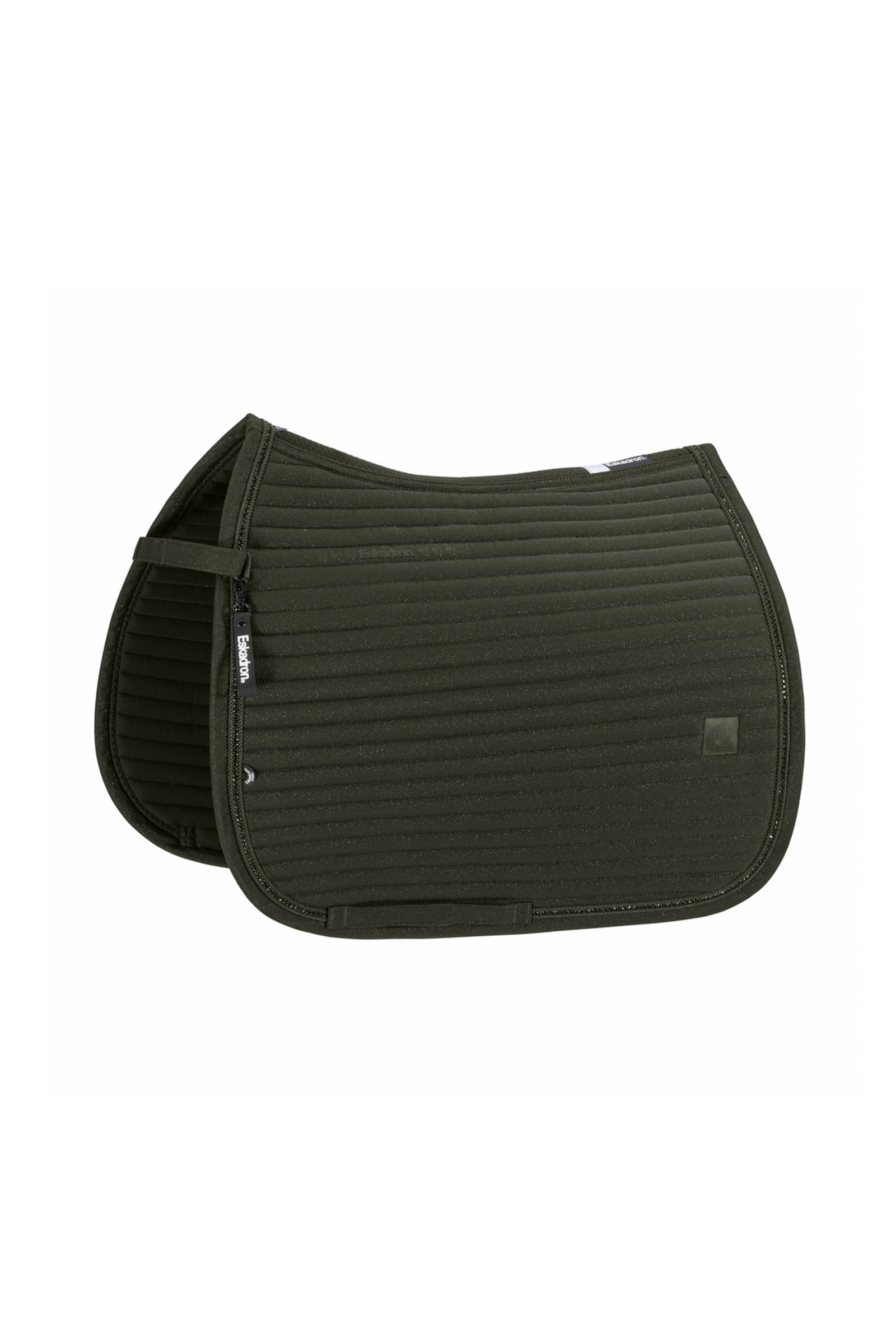 Olive Eskadron Dynamics AW25 Sparkle Crystal Dressage Saddle Pad