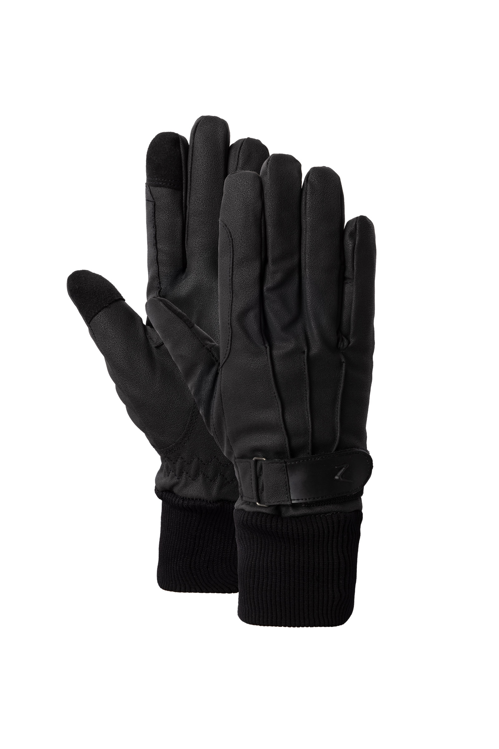 Horze PU Leather Fleece-Lined Riding Gloves