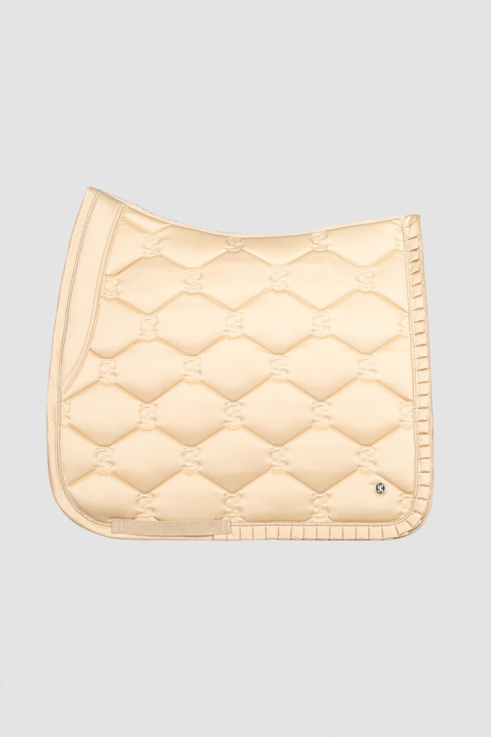 Safari Light brown PS of Sweden Ruffle Dressage Saddle Pad