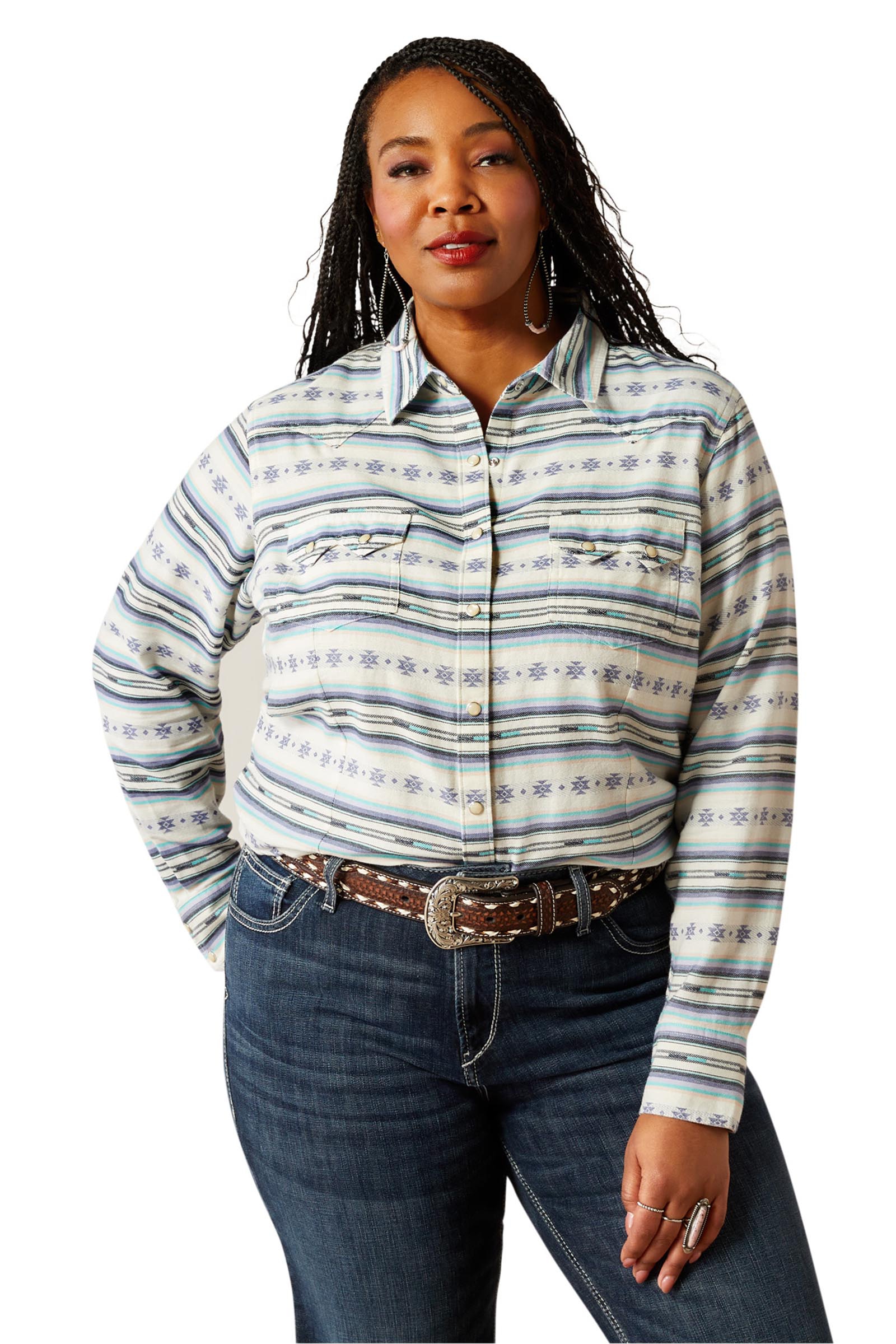 Ariat Seaside Serape Women's Shirt With Snap Buttons
