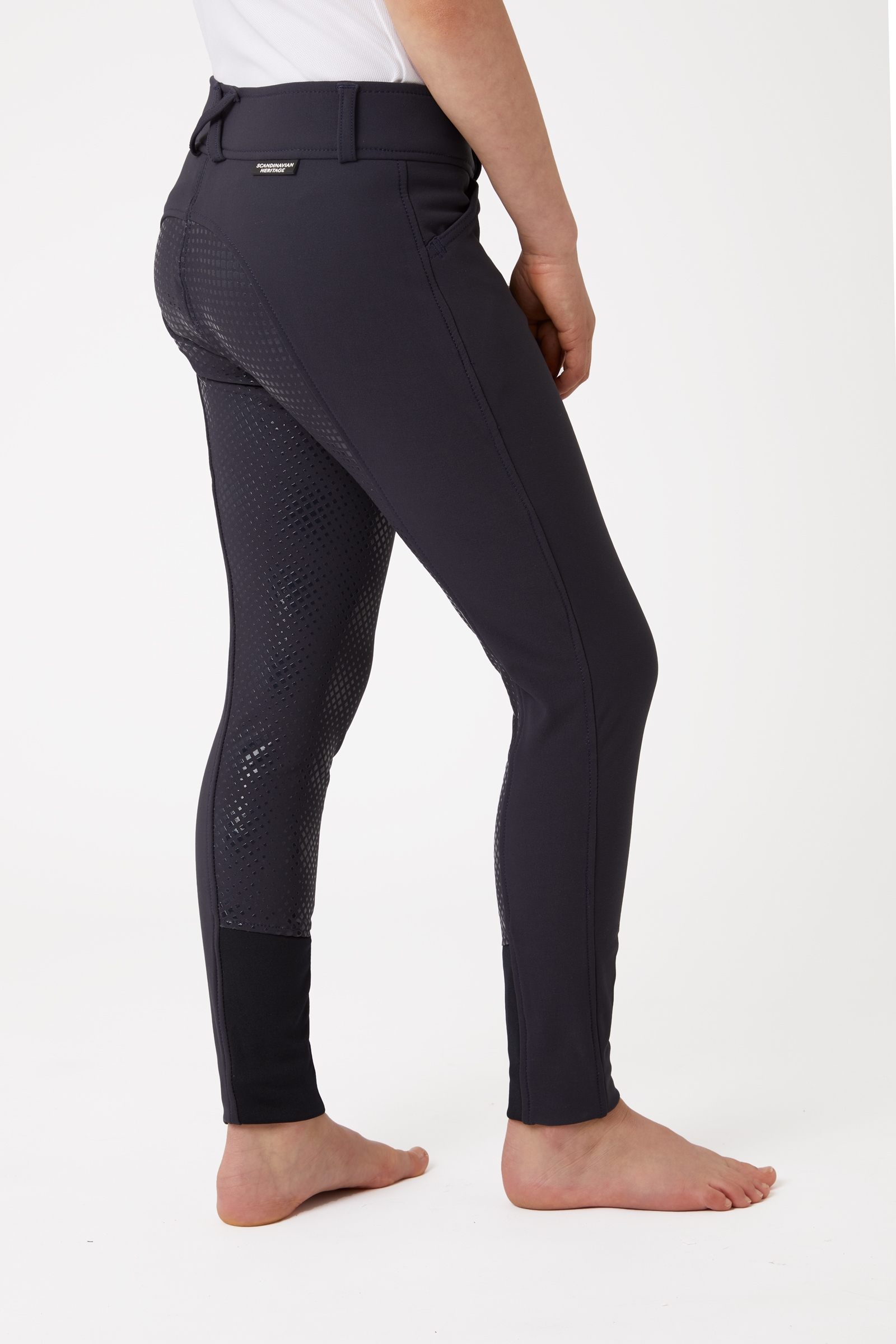 Horze Grand Prix Kids Silicone FS Breeches UPF 50+