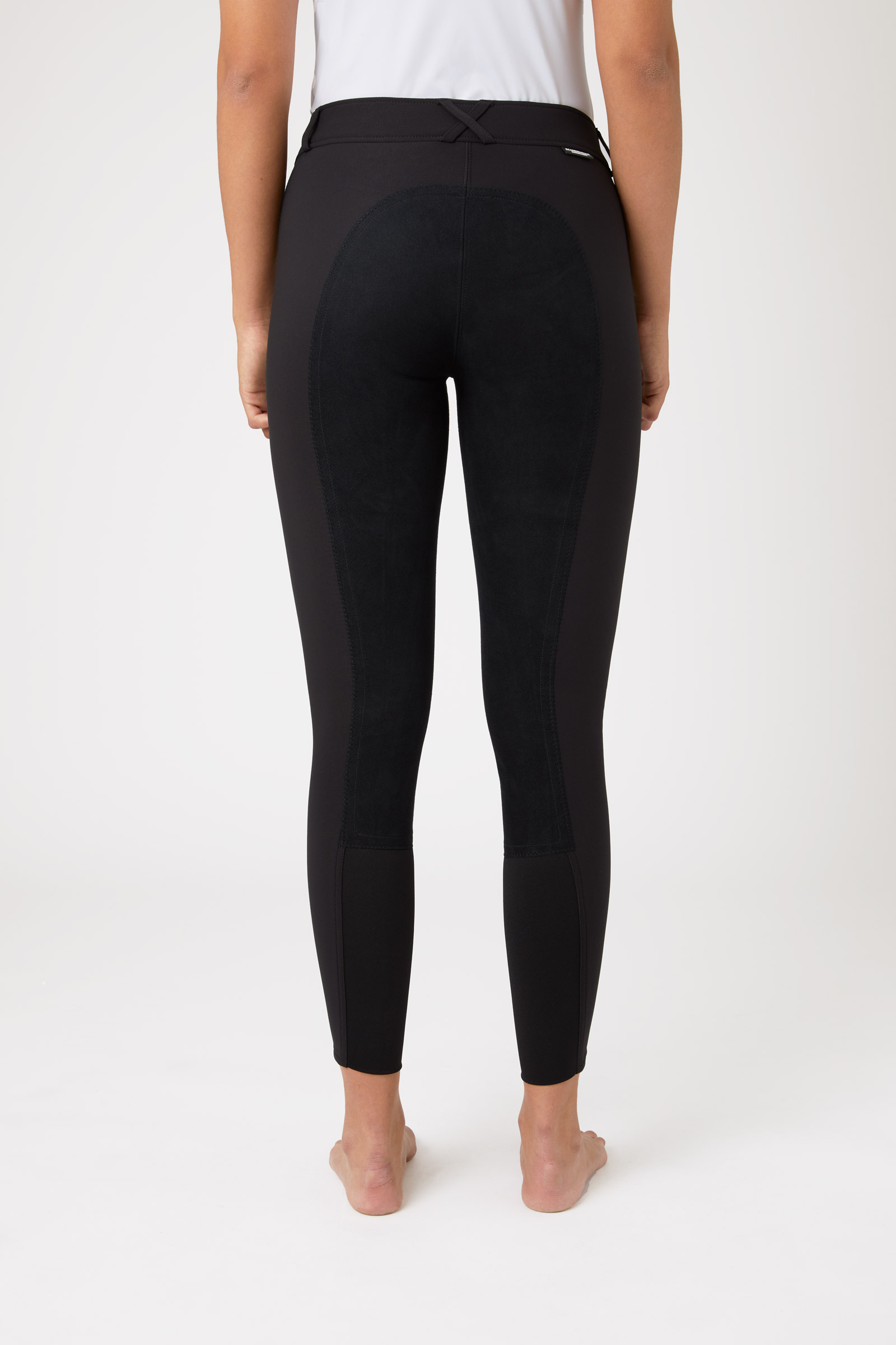 Horze Grand Prix Women's Leather Full Seat Breeches UPF 50+