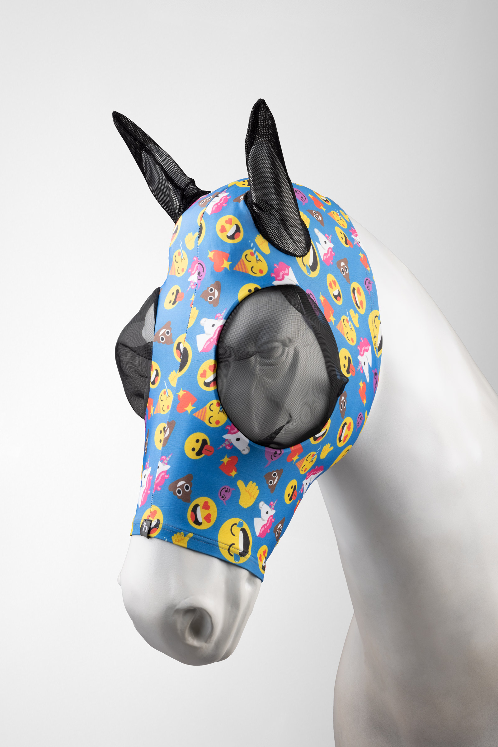 Emoji print Horze Elastic Pull-On Fly Mask