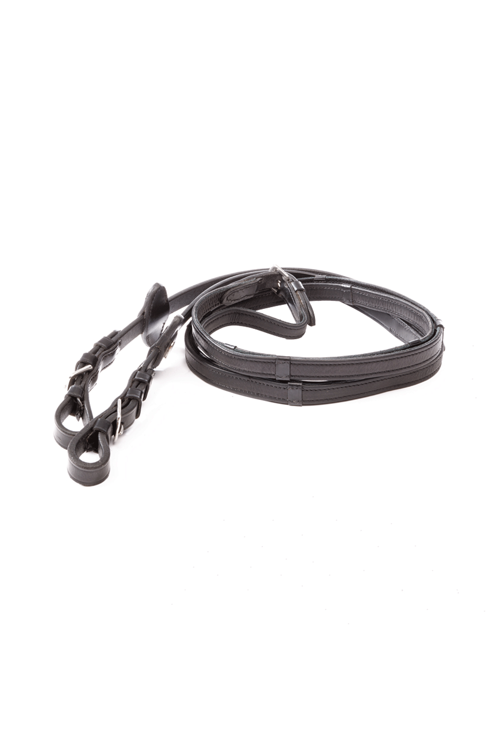 Kavalkade Wax Leather Reins With 5 Stops, 16 mm