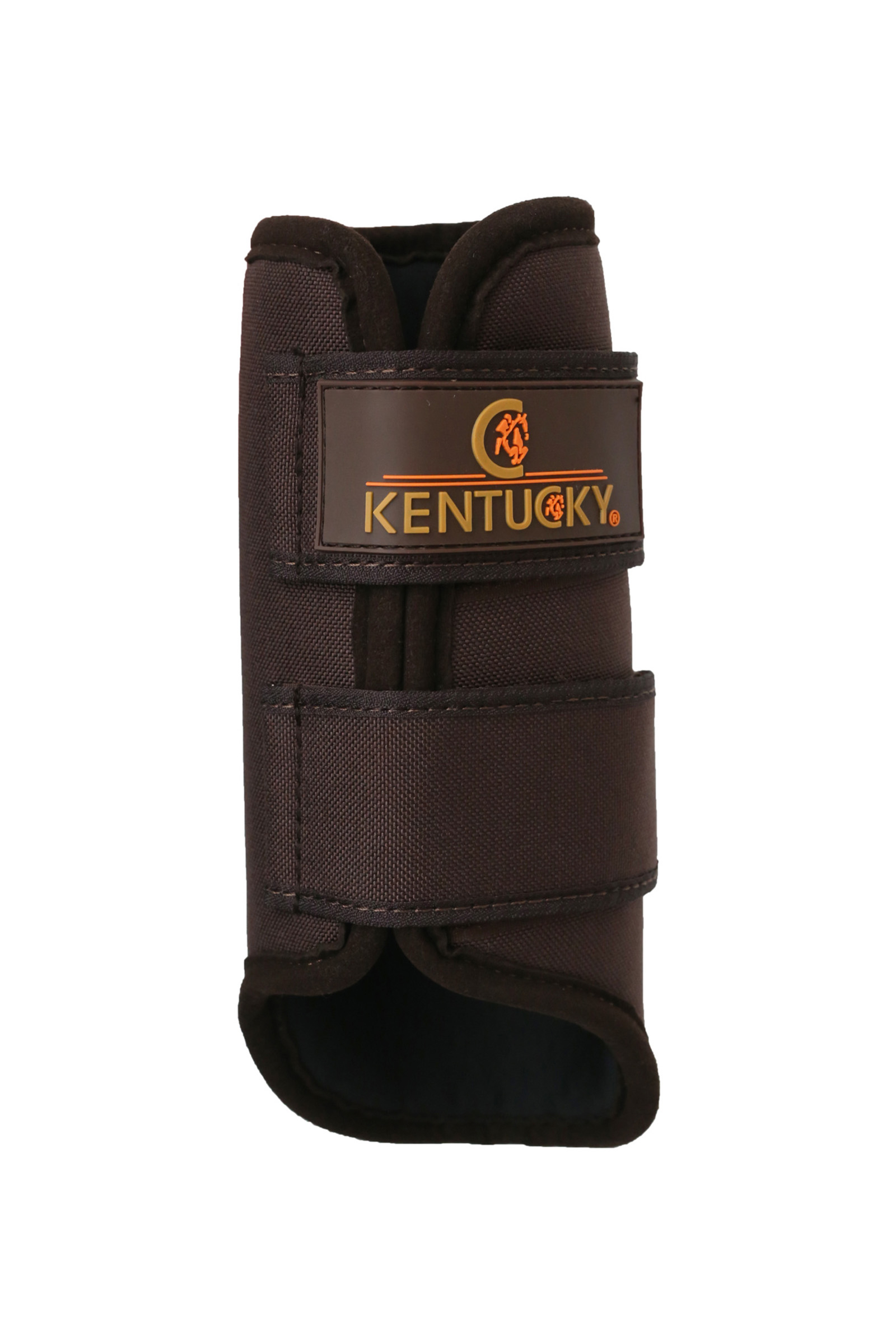 Brown Kentucky Horsewear Turnout Boots 3D Spacer Front