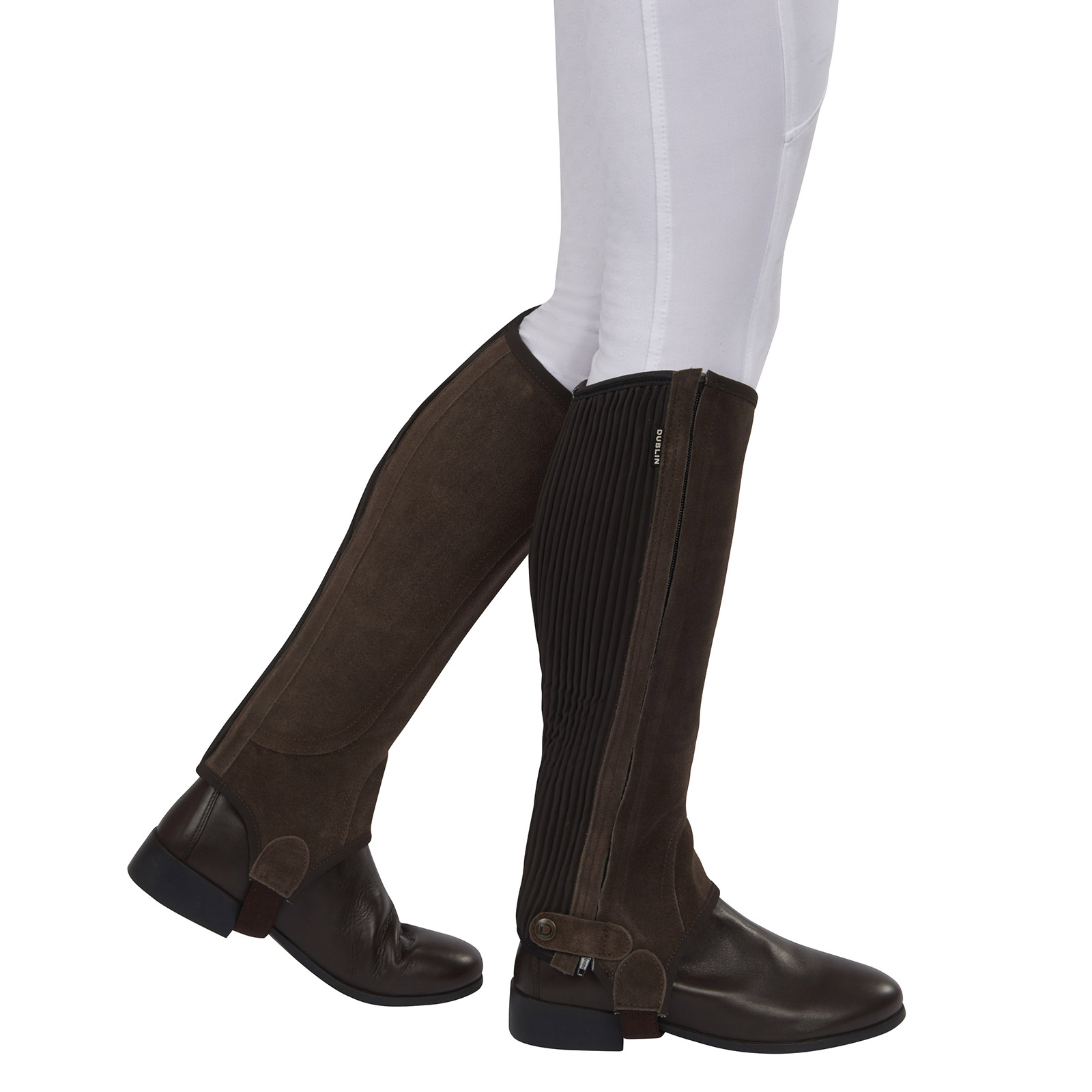Brown Dublin Suede Half Chaps