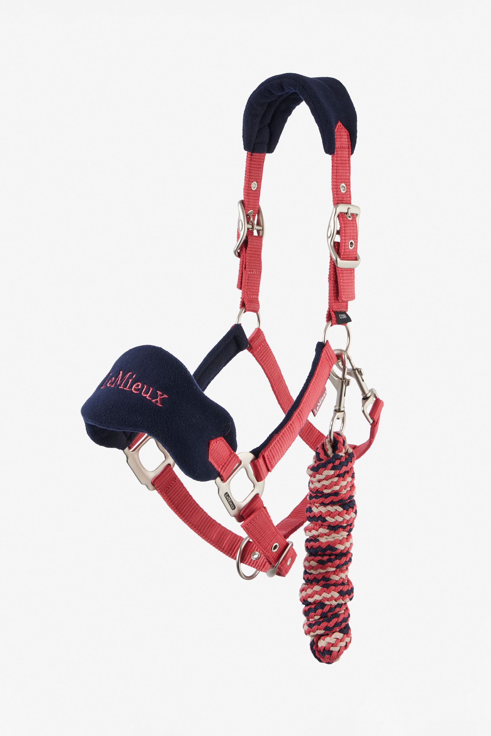 Cranberry LeMieux Vogue Headcollar & Lead Rope Set